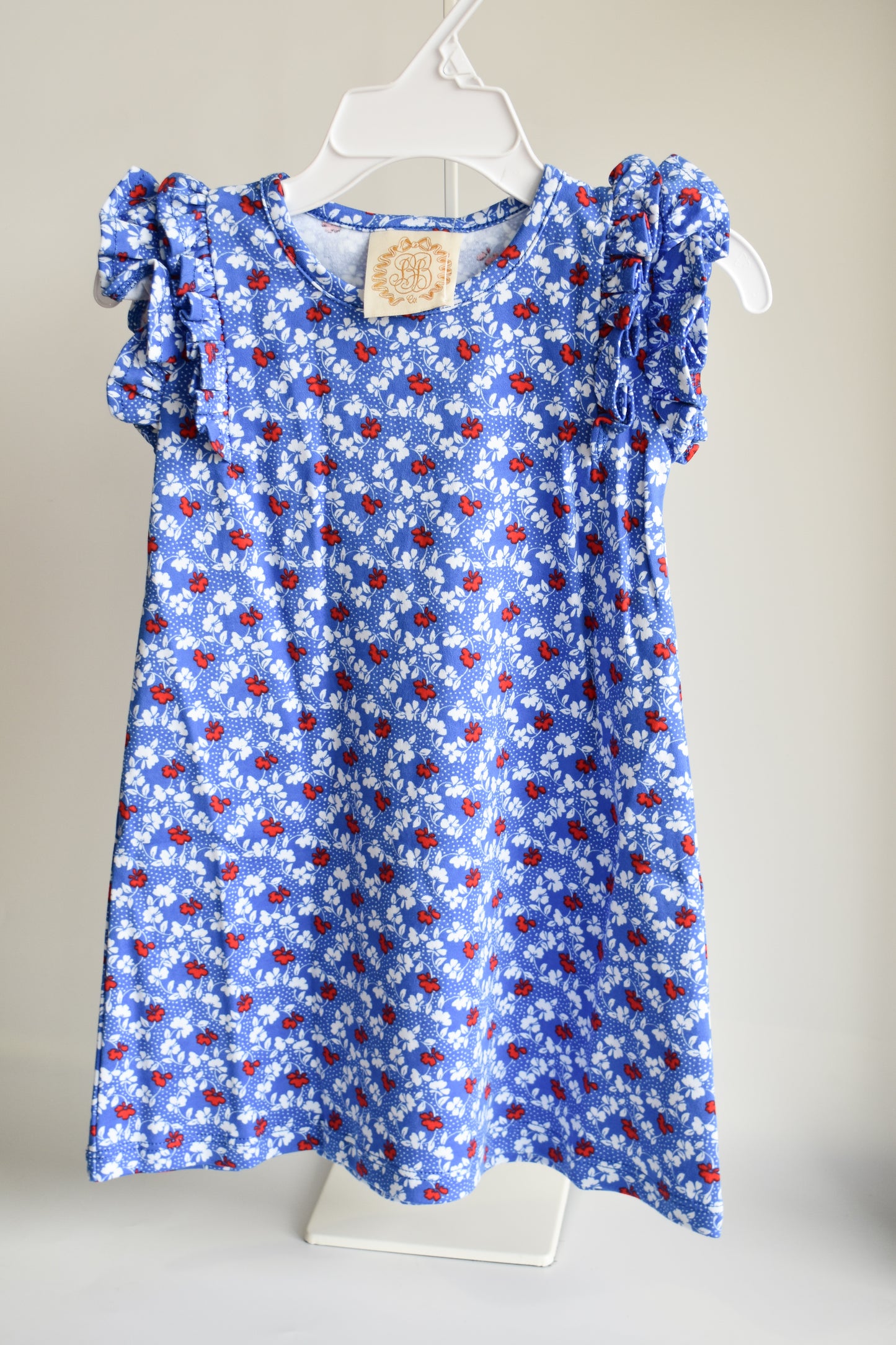 Ruehling Ruffle Dress-Potomac Petals