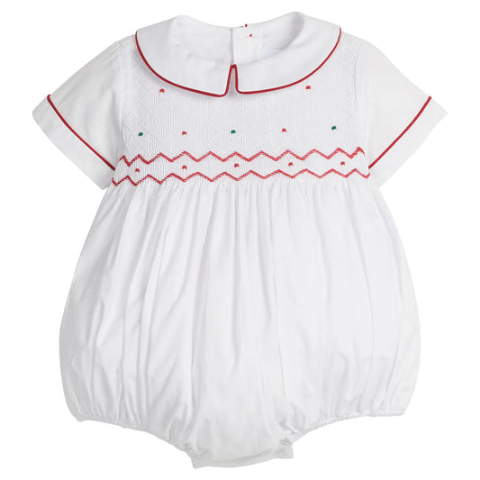 Holiday Smocked Theodore Bubble