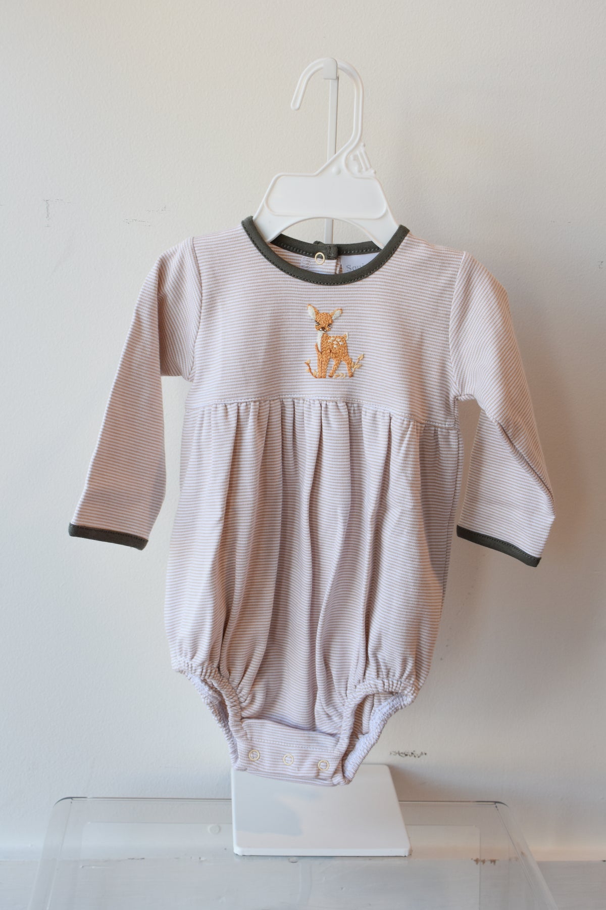 Fawning Around Mini Stripe Trim Bubble