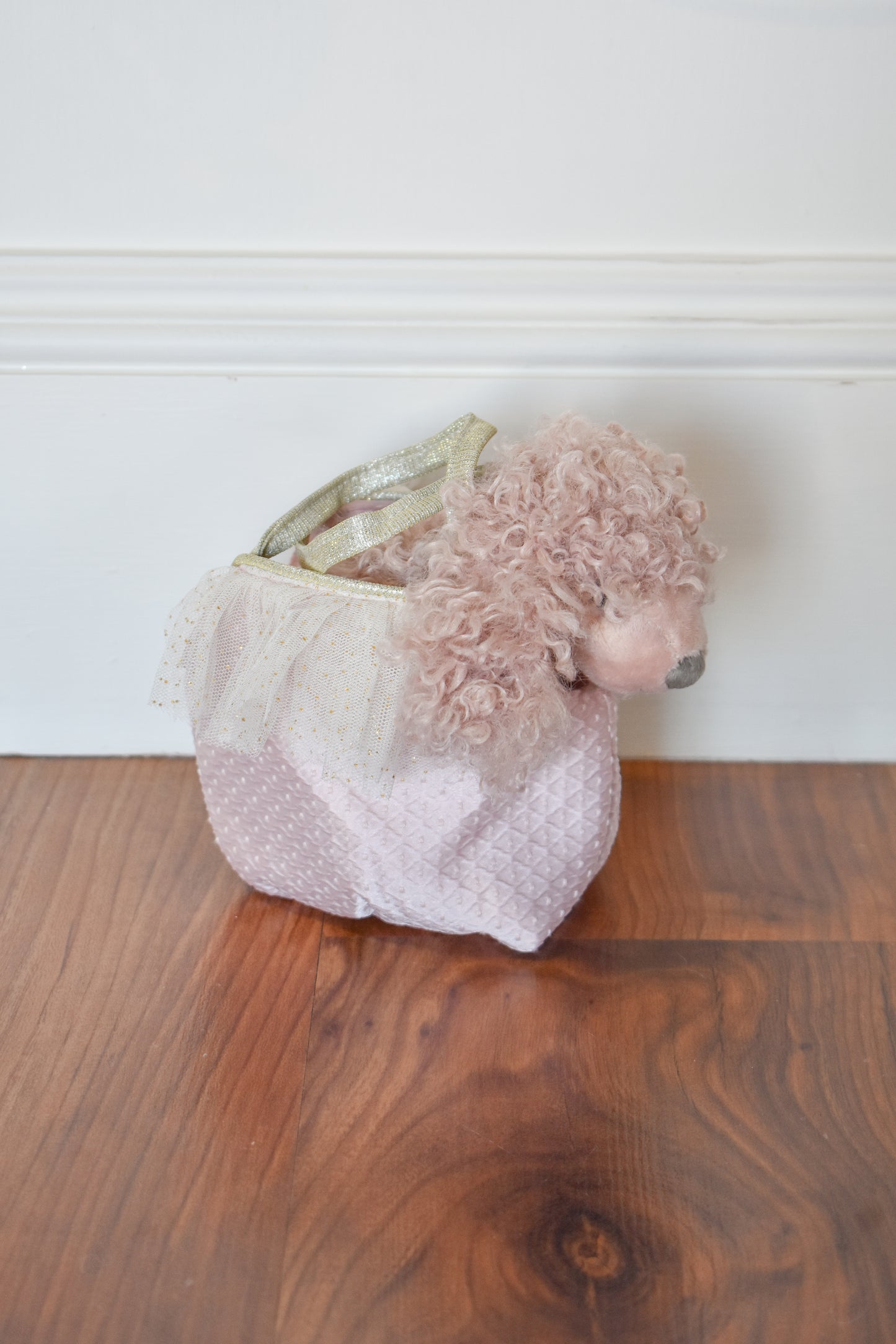 Pink Paris Poodle Plus Toy In Purse-Mon Ami