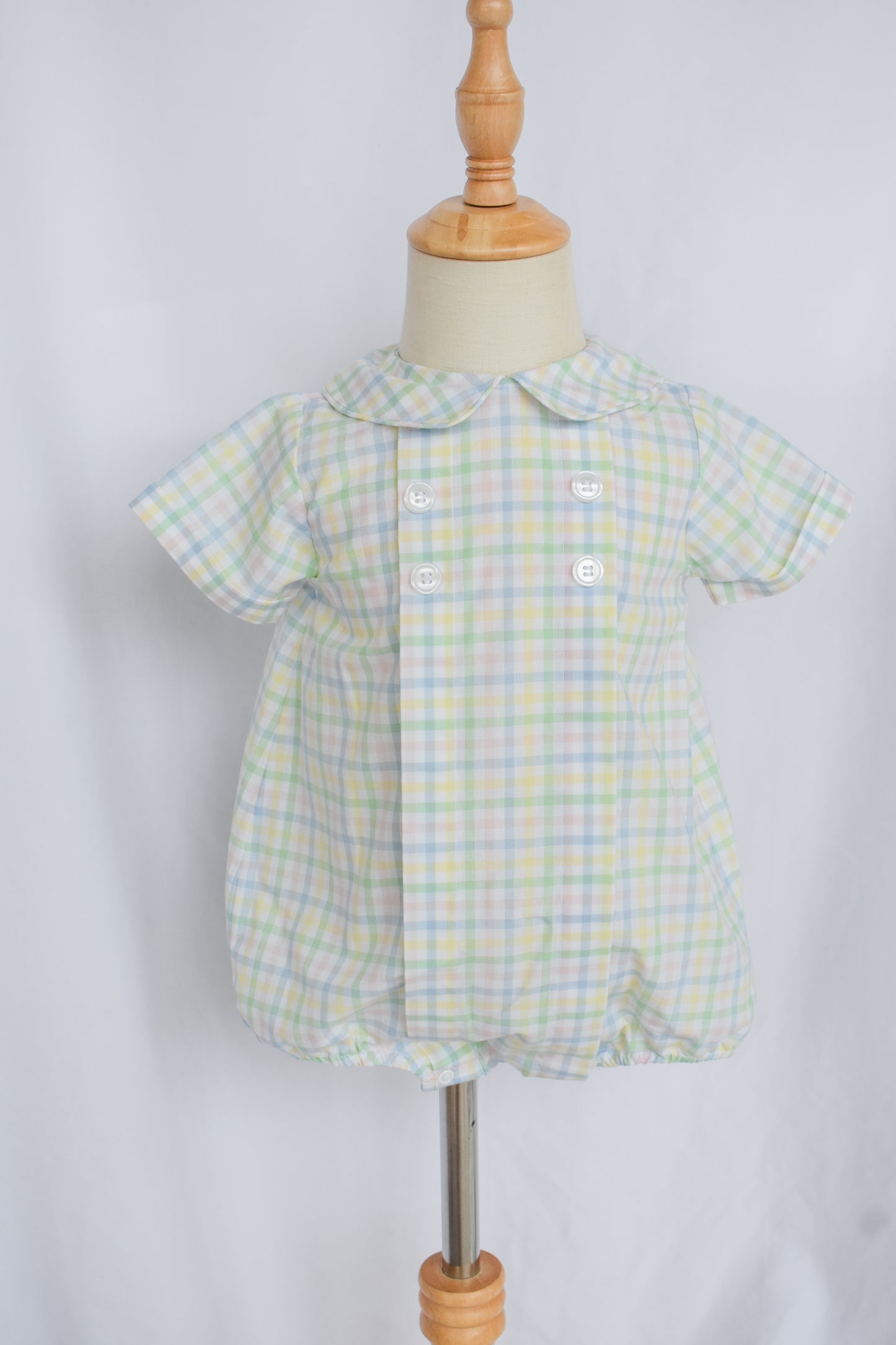 Easter Morning Plaid Dressy Boy Bubble