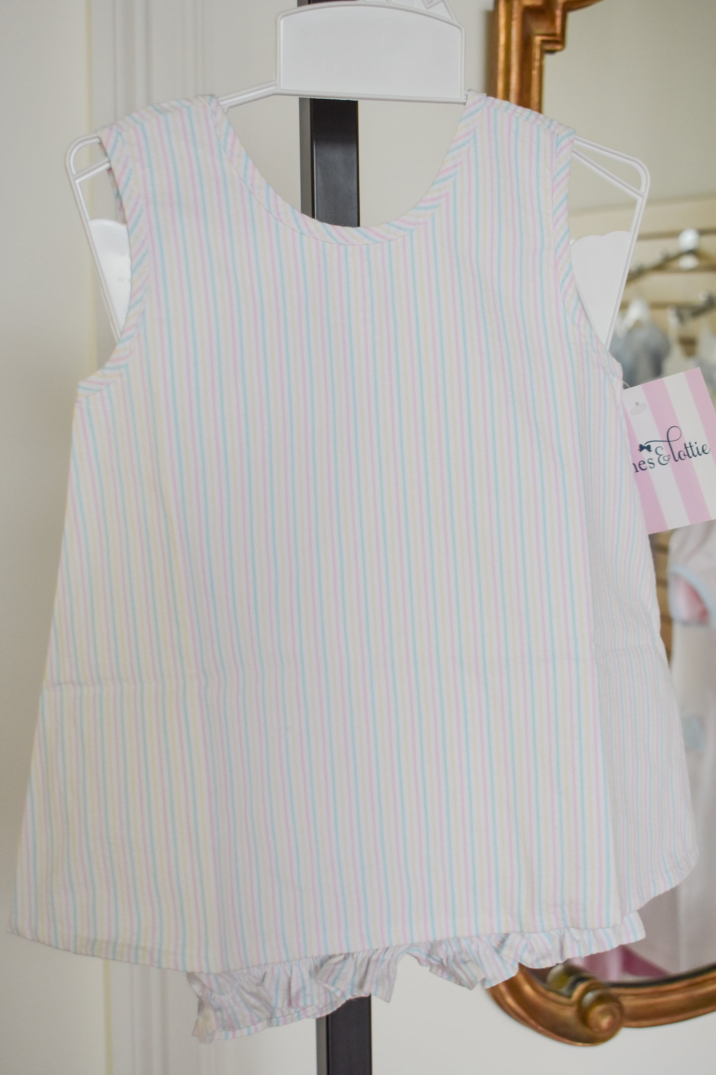 Pastel Striped Lottie Bloomer Set
