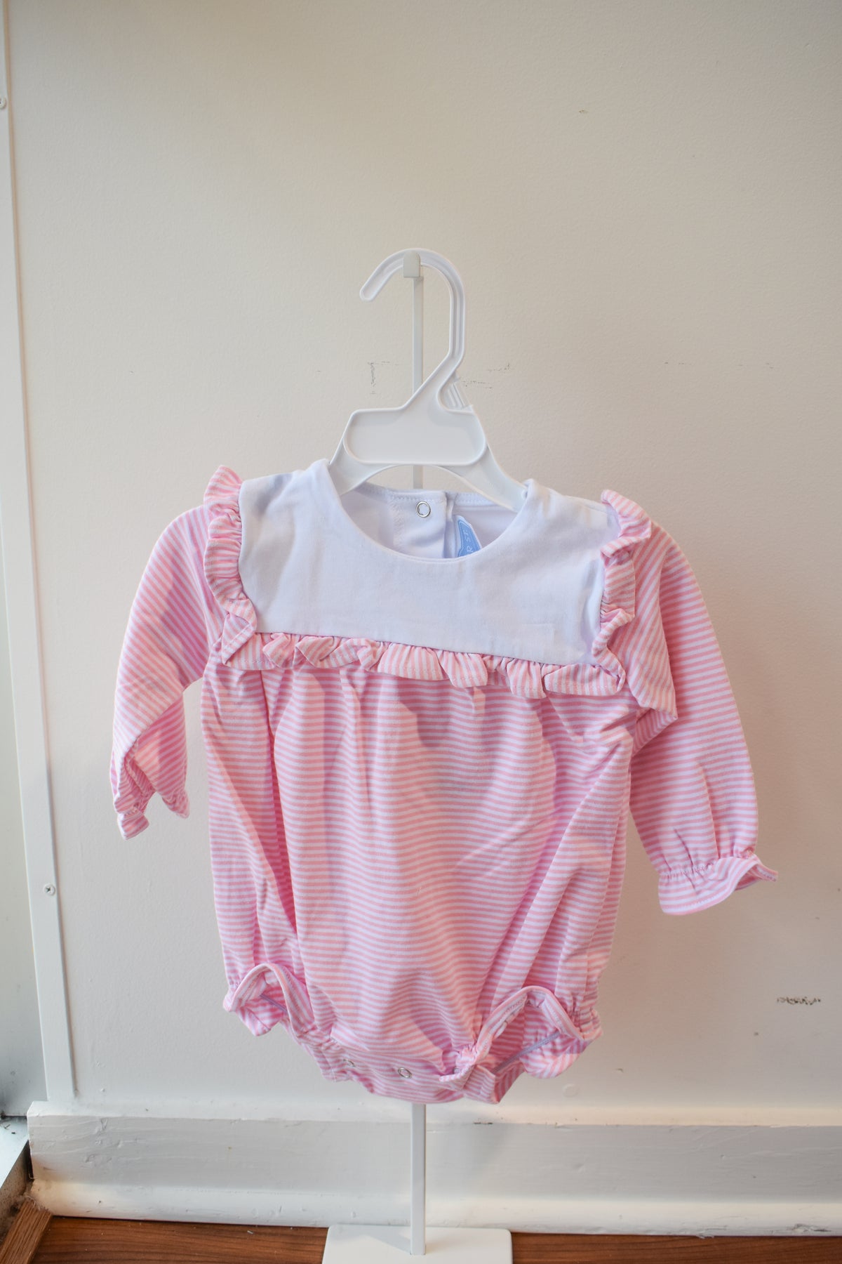 Marie Bubble-Light Pink Stripe