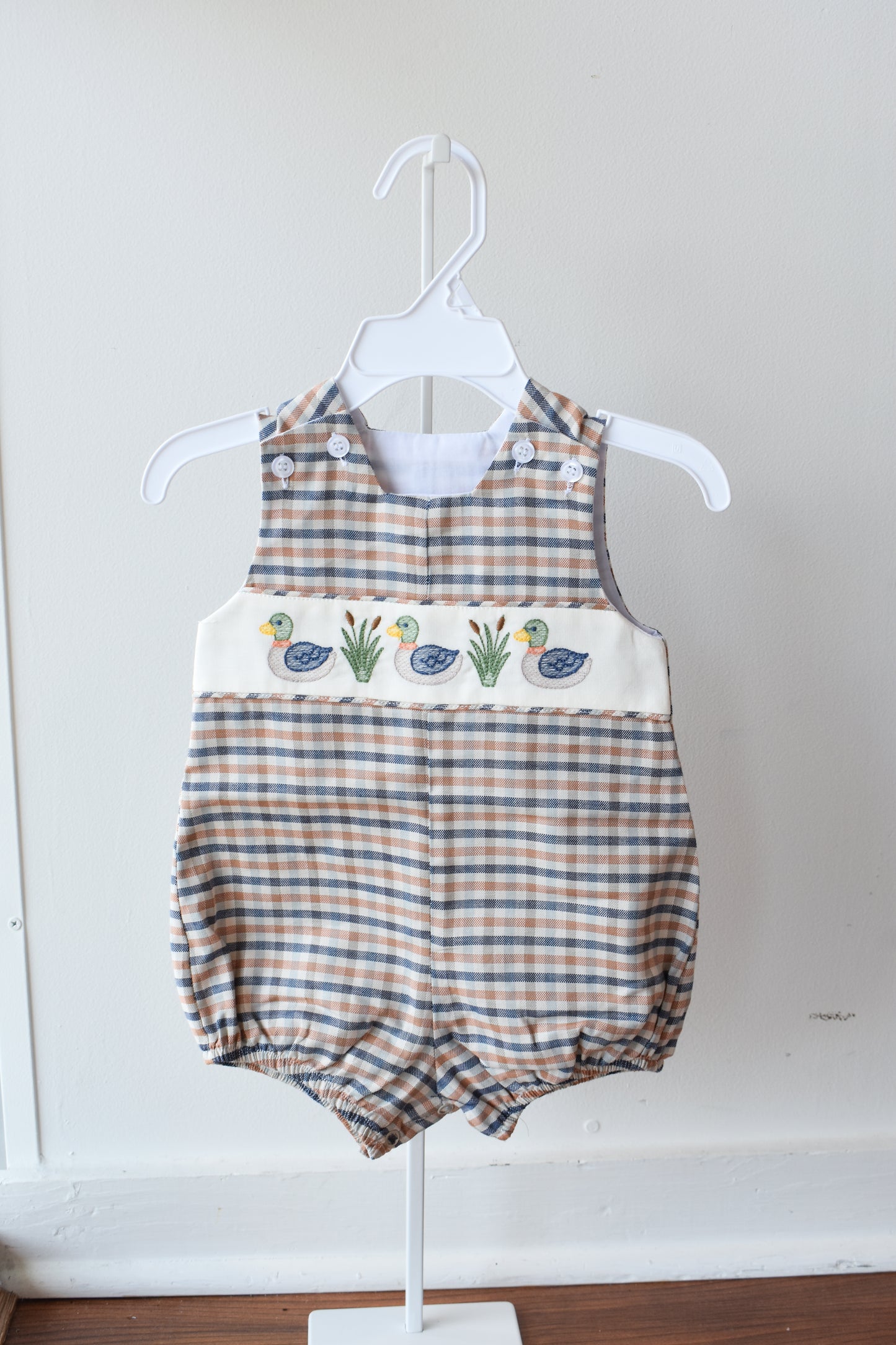 Marshside Mallards Woodland Plaid Bubble