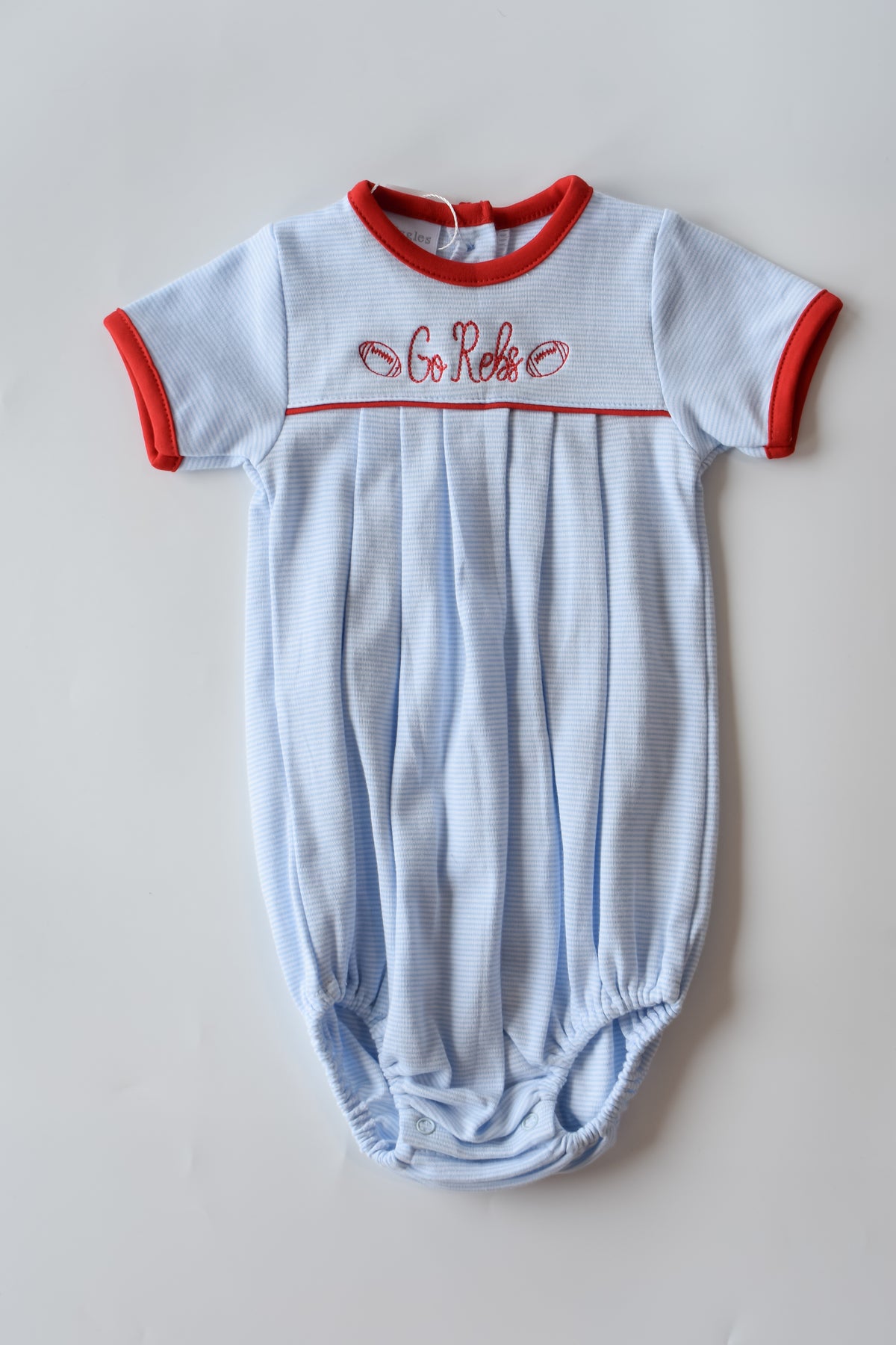 Go Rebs Football Embroidered Bubble