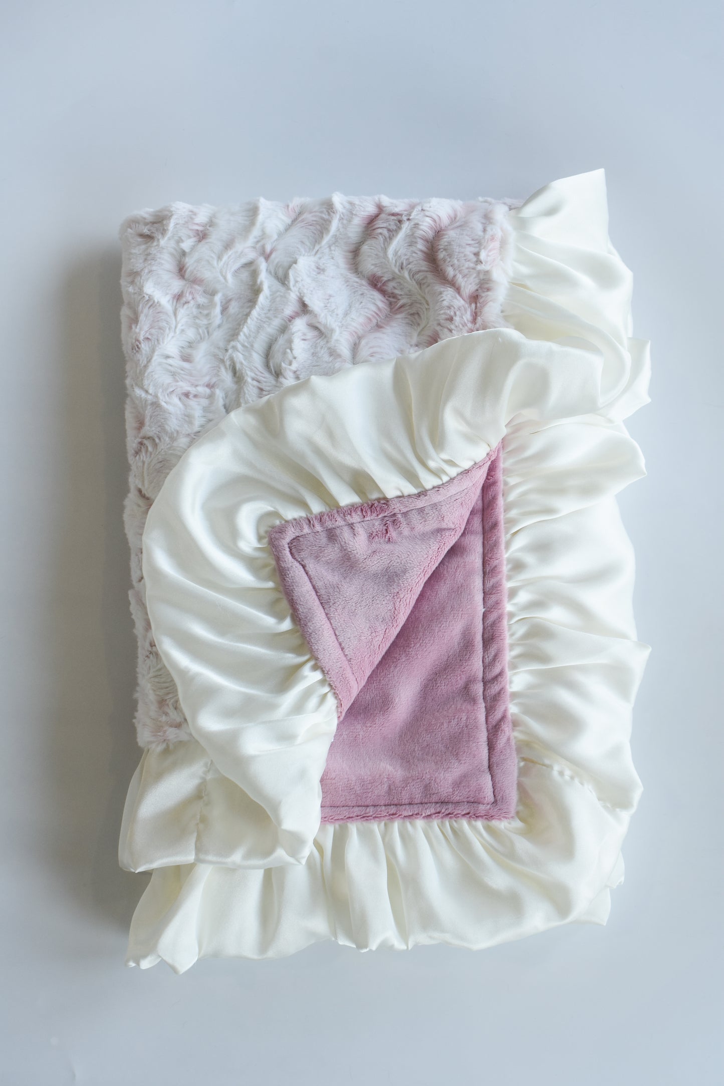 Double Plush Blanket-Rosewater Owl