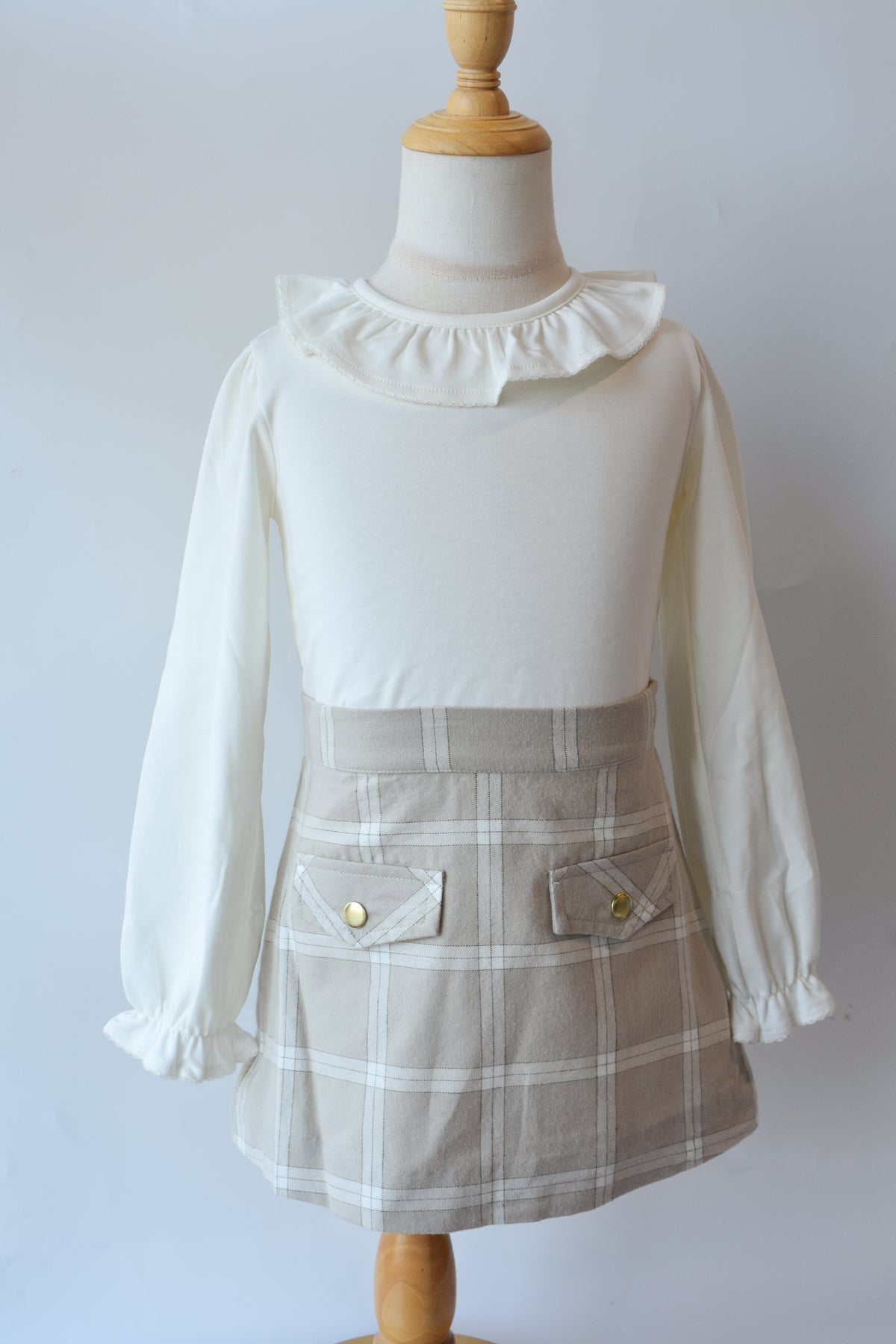 Perrin Flannel Pocket Skirt-Thompson Park Plaid