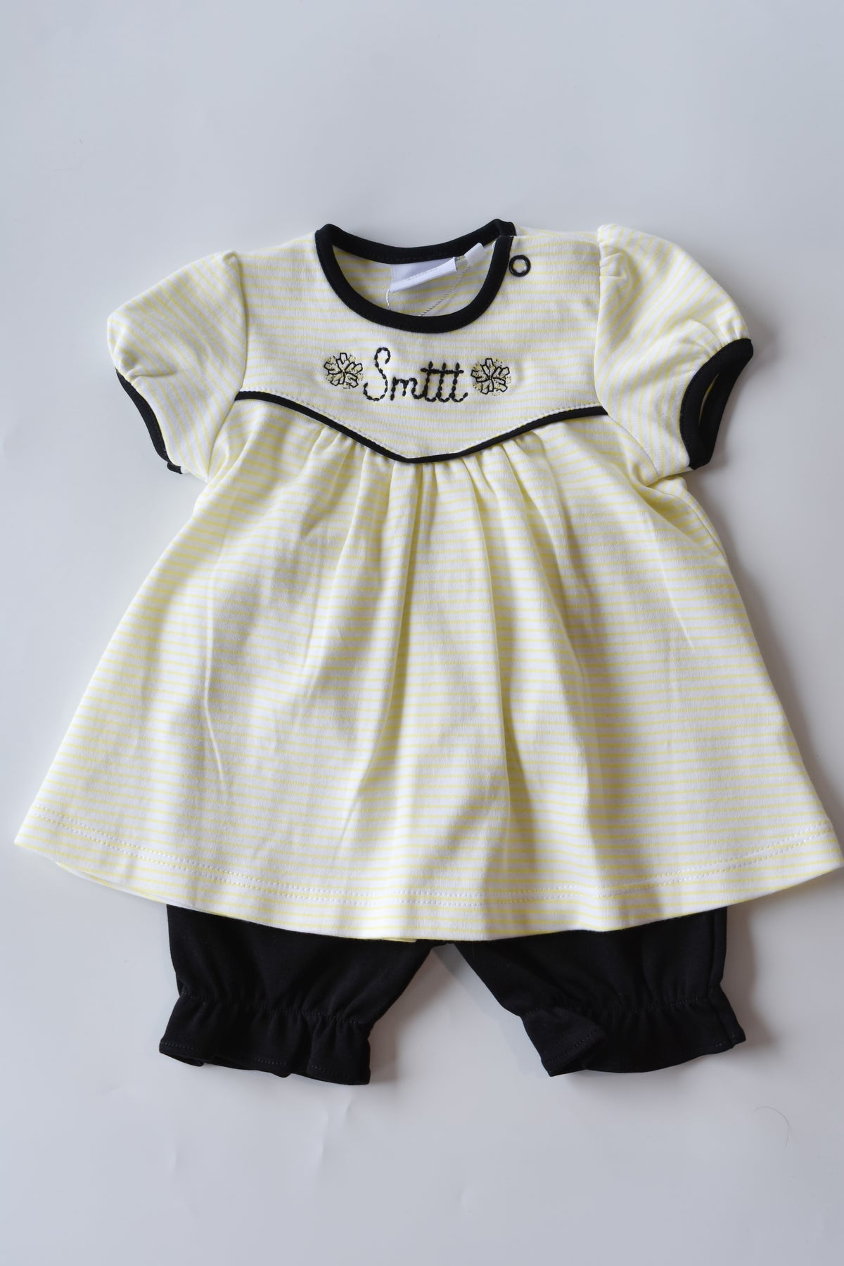 Smttt Pom Pom Embroidered Bloomer Set