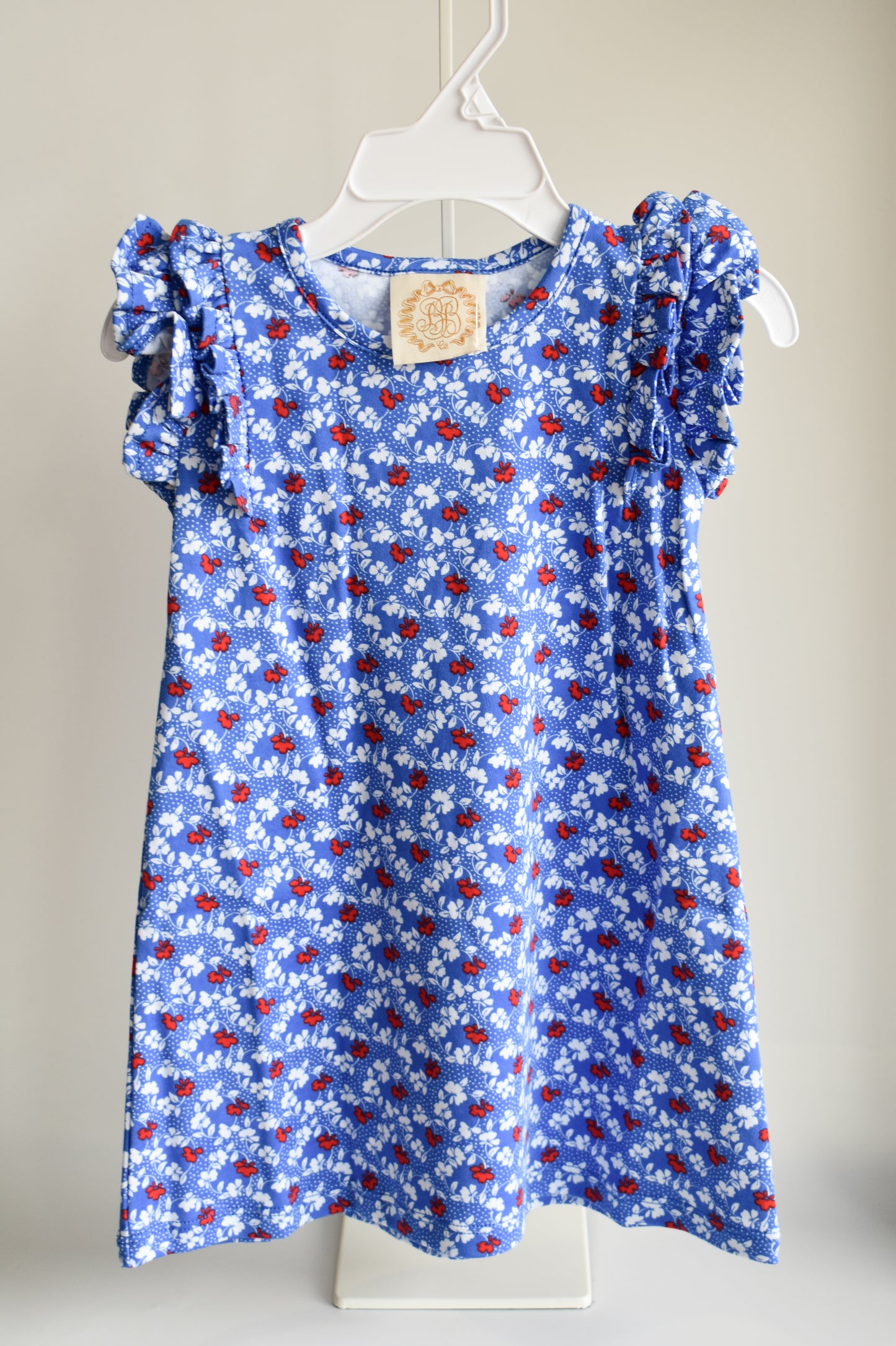 Ruehling Ruffle Dress-Potomac Petals