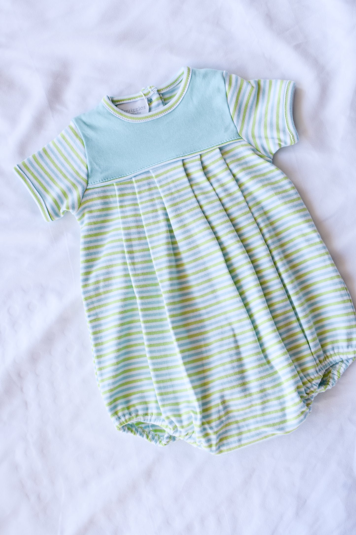 Lil Rowdy's Go-To Blue/Green Striped Bubble