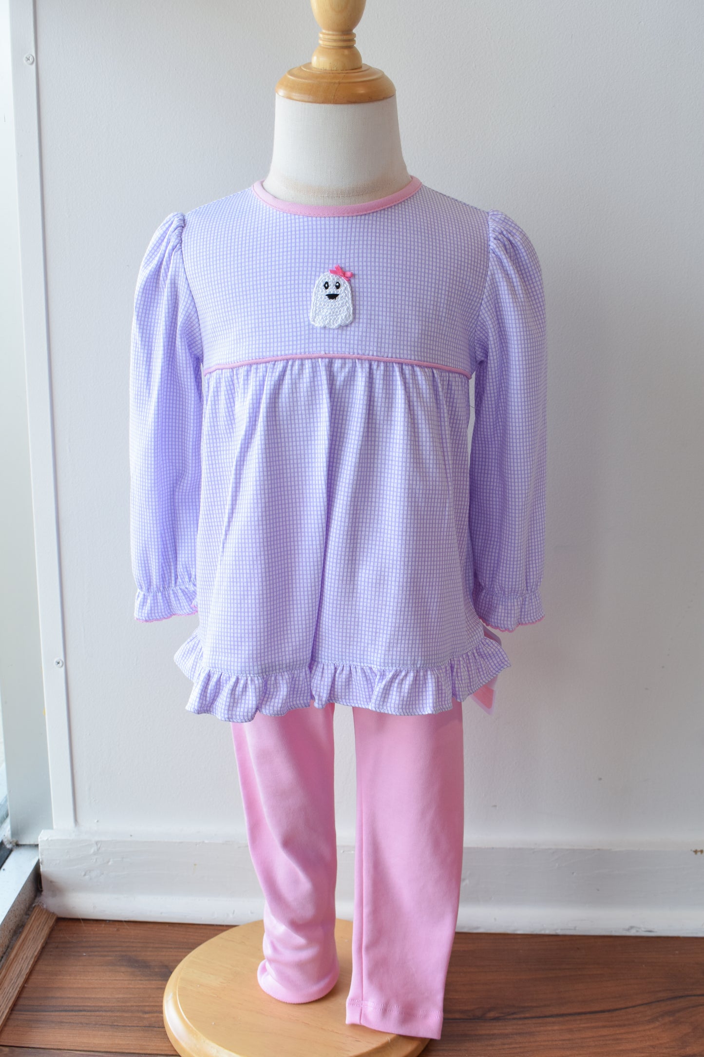Girly Ghost Lavender Knit Legging Set