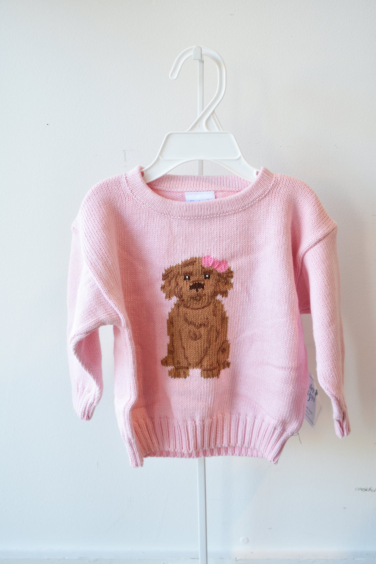 Pink Doodle Crew Sweater