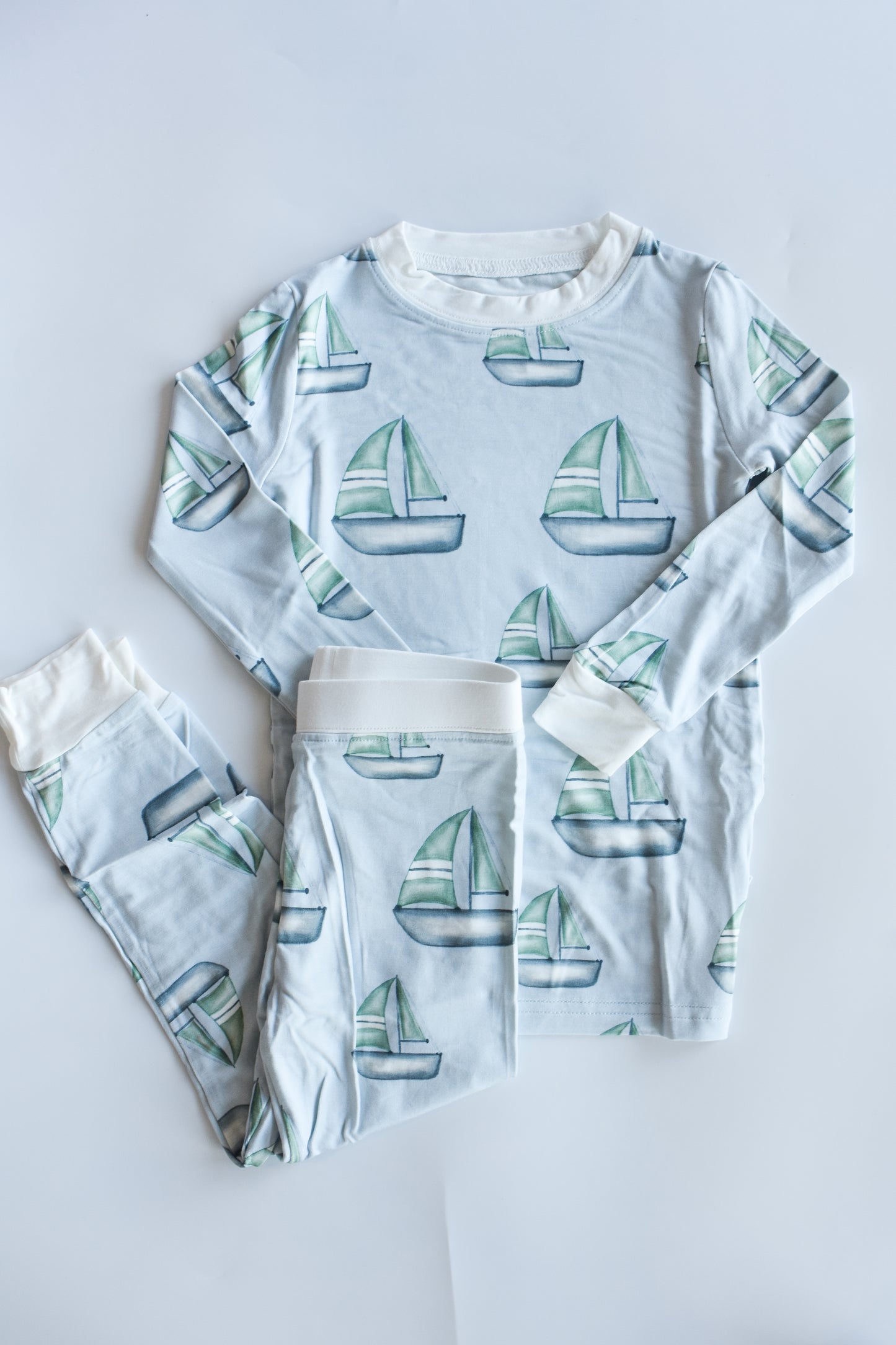 Seaside Sleepin' Boy's Bamboo PJ Pant Set
