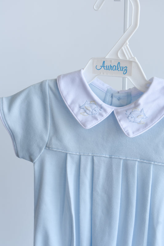 Fishy Fun Blue Knit Bubble