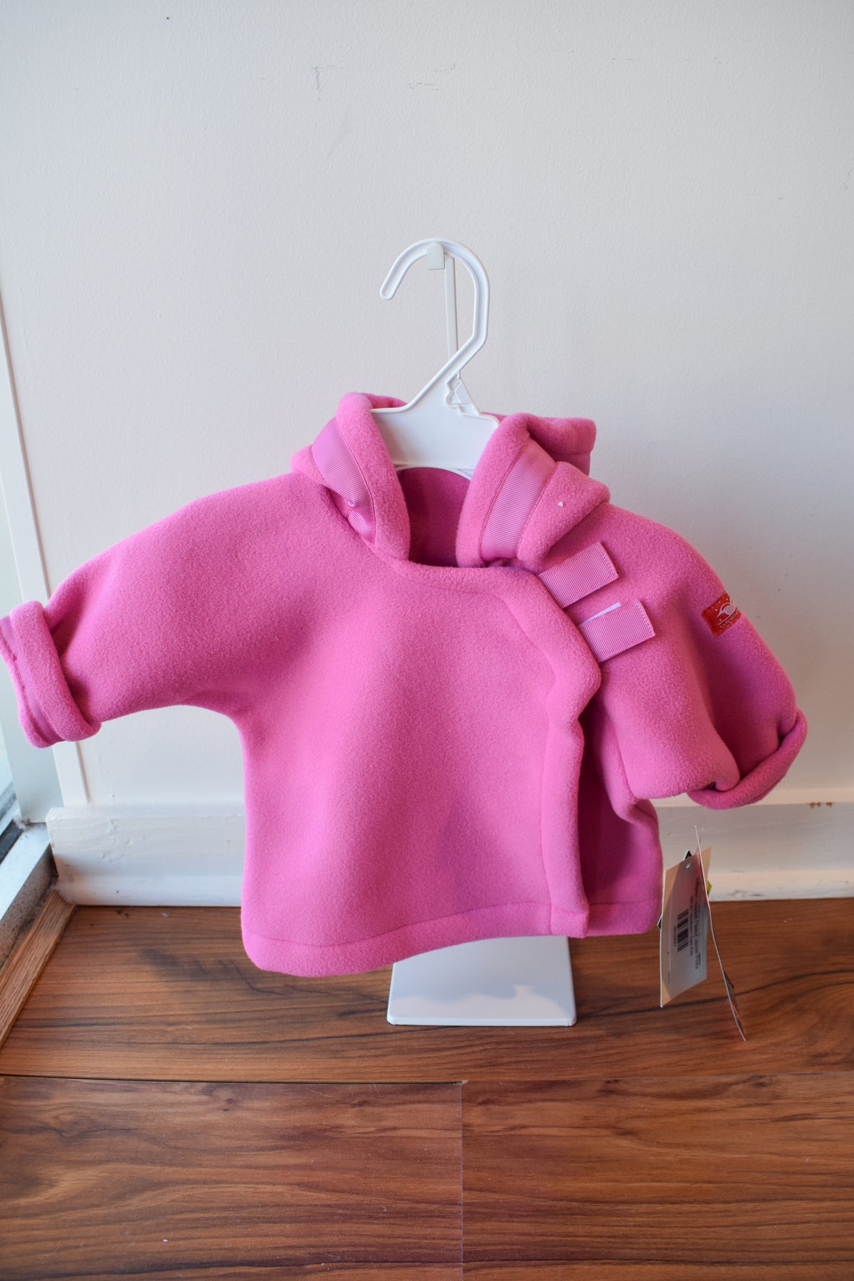 Widgeon Classic Hooded Fleece Jacket-Dark Pink