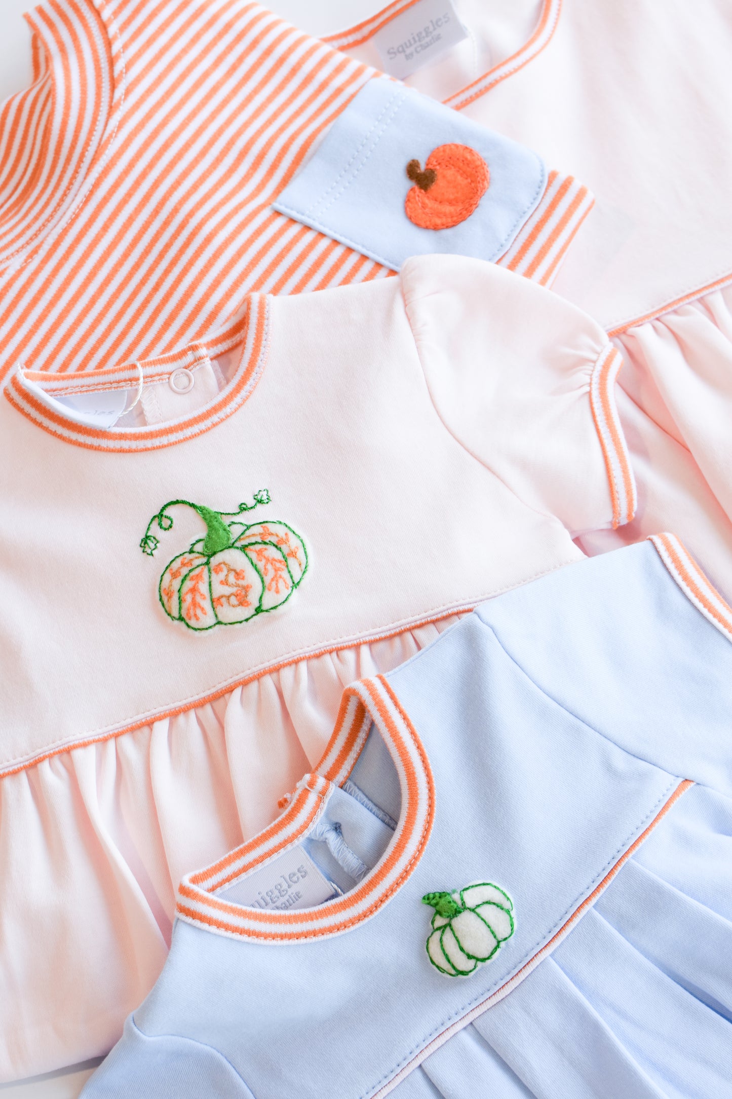 Pink Mini Pumpkin Puff Sleeve Bubble