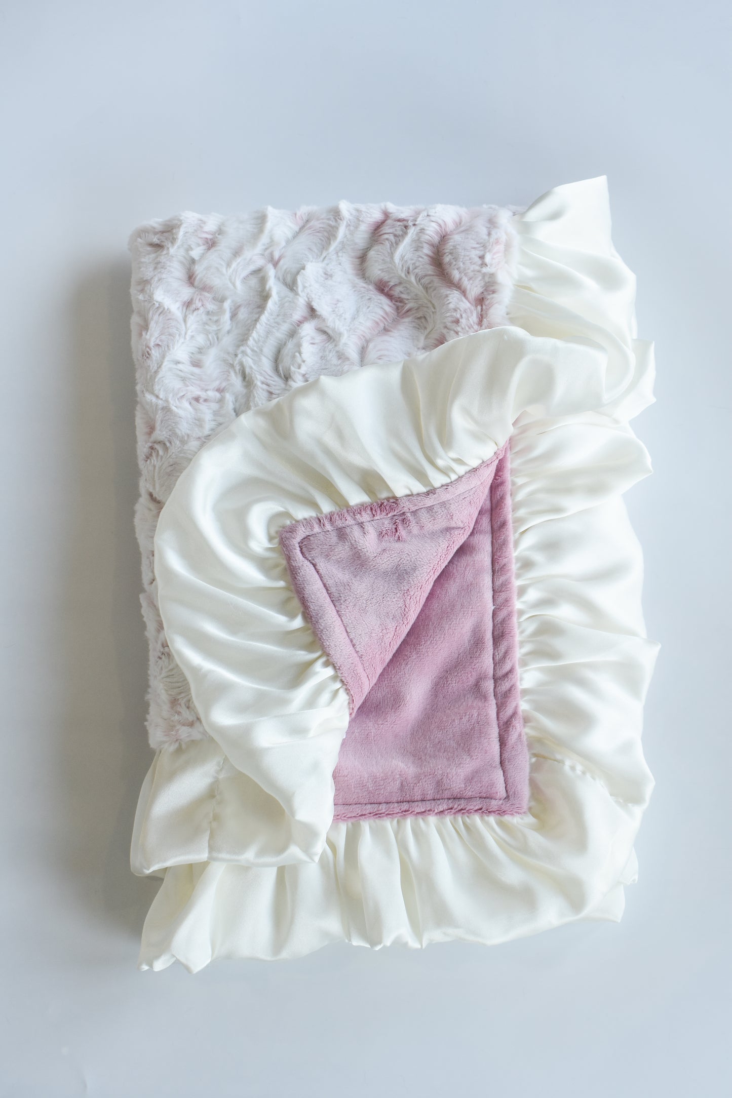 Double Plush Blanket-Rosewater Owl