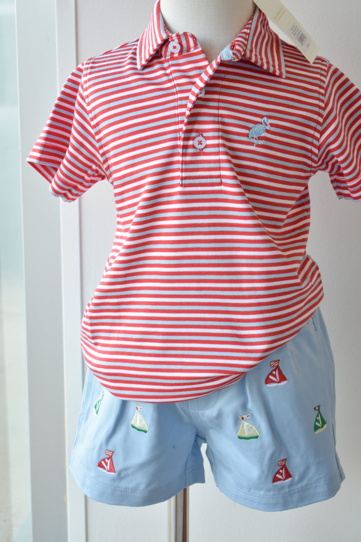 Prim and Proper Polo-Sumner County Stripe (Richmond/Beale St)