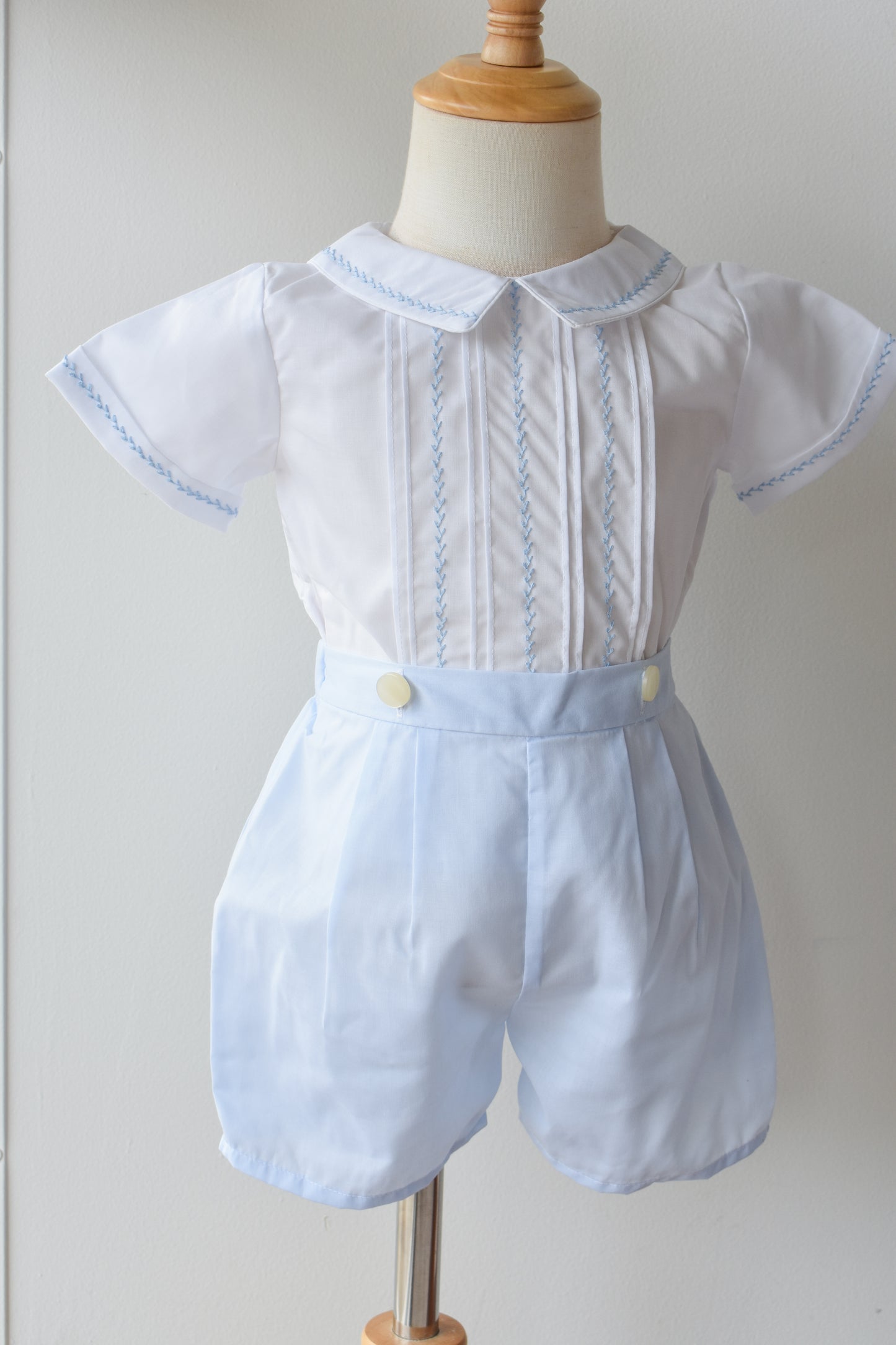 Boy’s Feather Stitched Bobby Suit