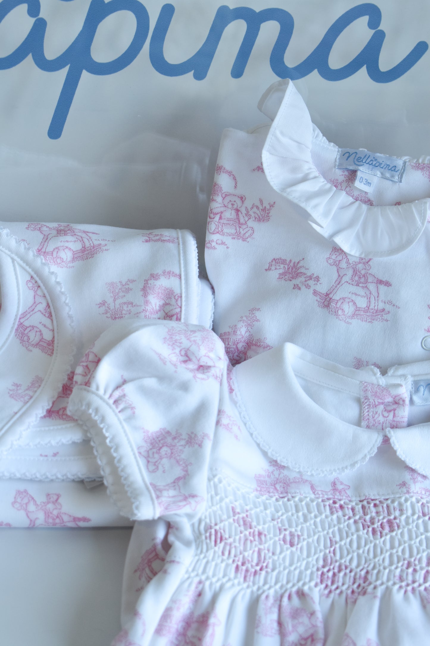 Classic Nella Pima Toile Blanket
