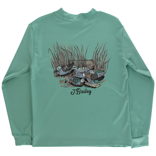 Decoy Drift L/S Performance Logo Tee