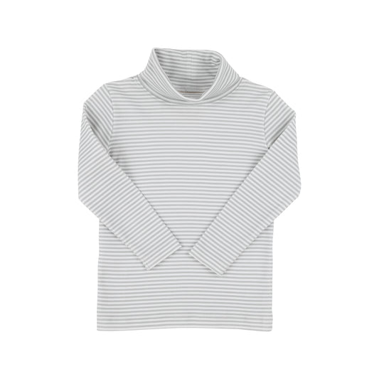Tatum’s Turtleneck-Grantley Grey Stripe