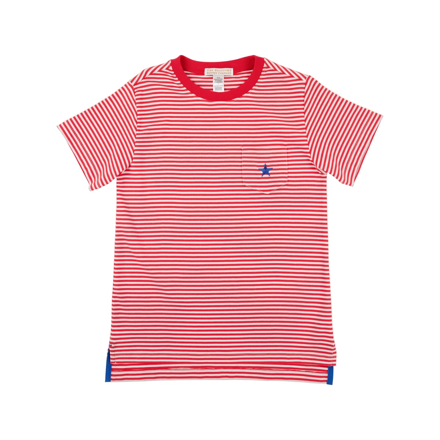 Carter Crewneck-Richmond Red Striped/Royal Star
