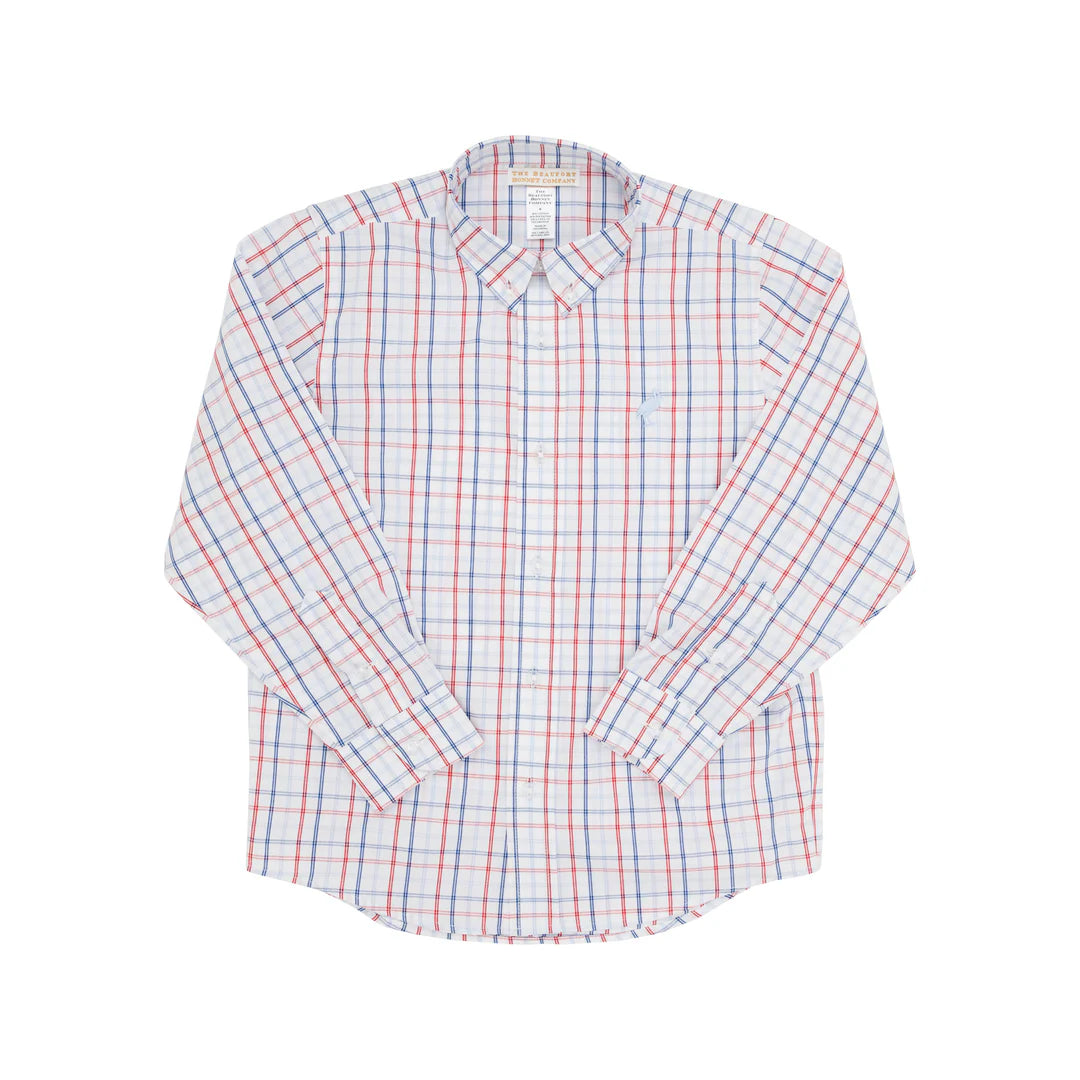 Dean's List Dress Shirt-Whitehall Windowpane