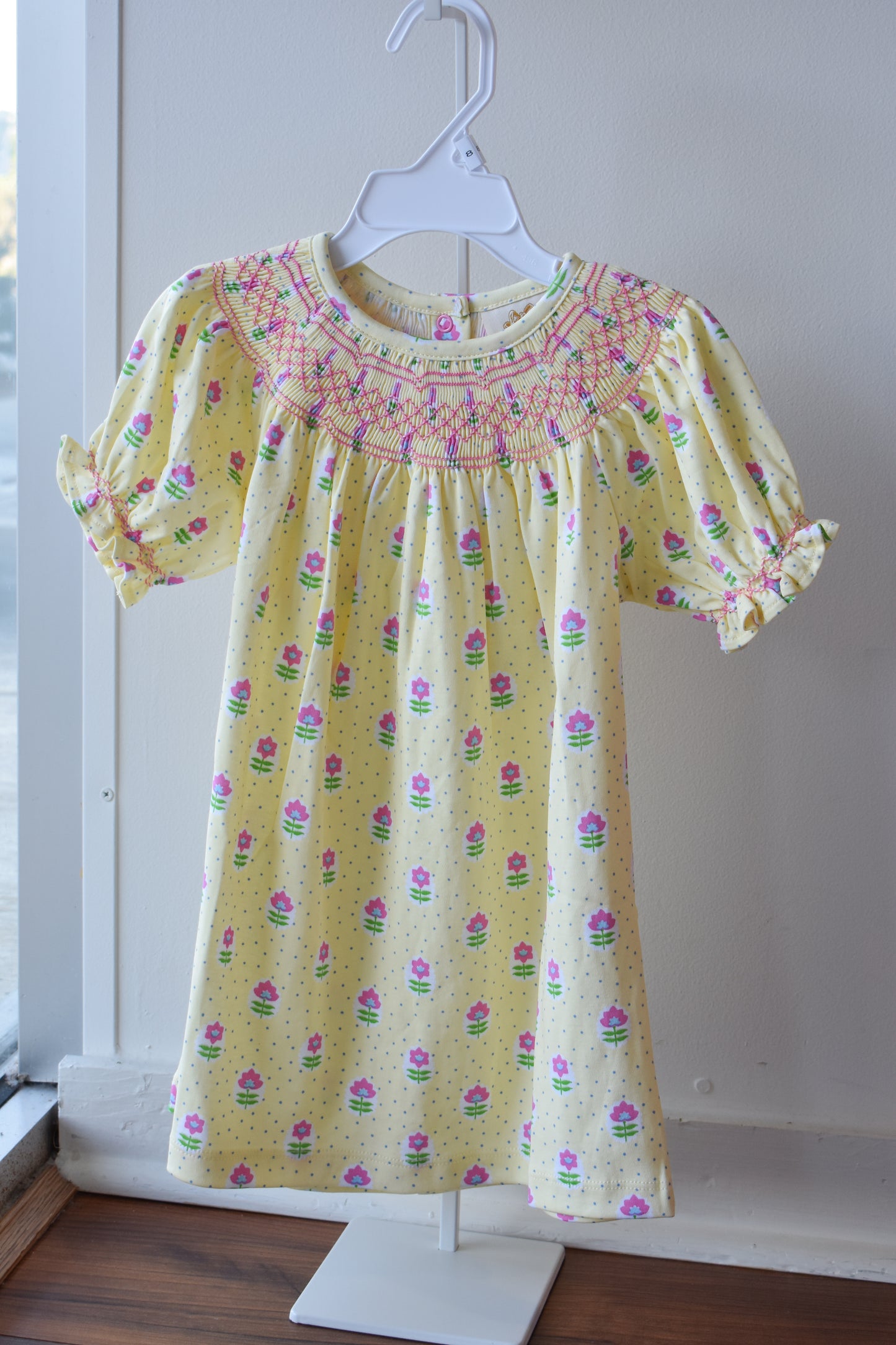 Sandy Smocked Pima Dress-Fairway Floral
