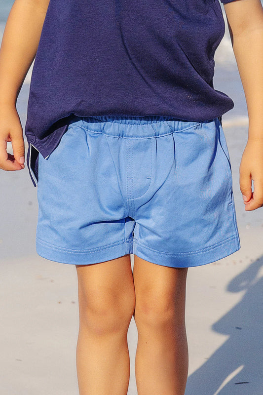 Sheffield Shorts Twill-Sunrise Blvd Blue