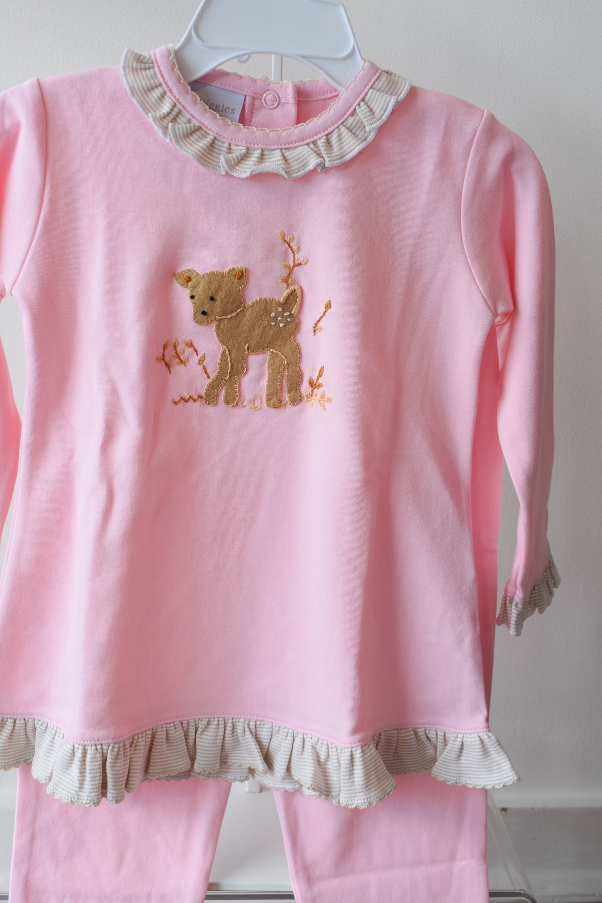 Fawning Around Pink Pant Set