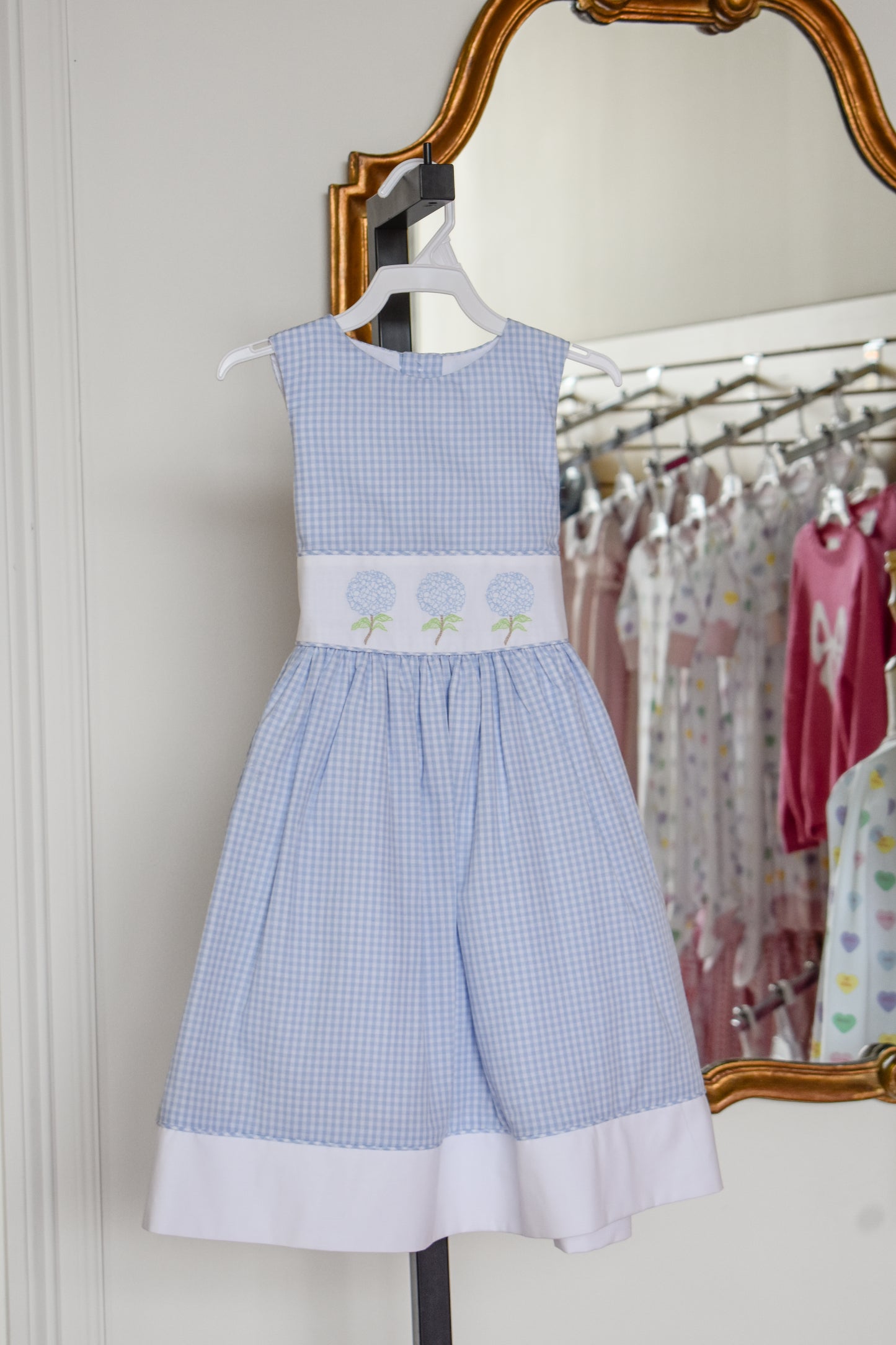 Blue Belle Tie Dress