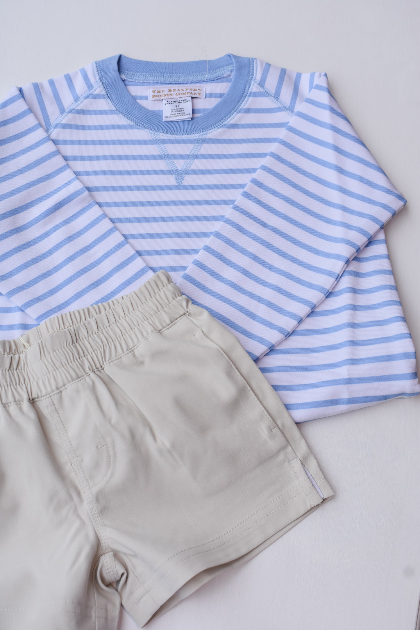 Cassidy Comfy Crewneck-Sarasota Sky Stripe