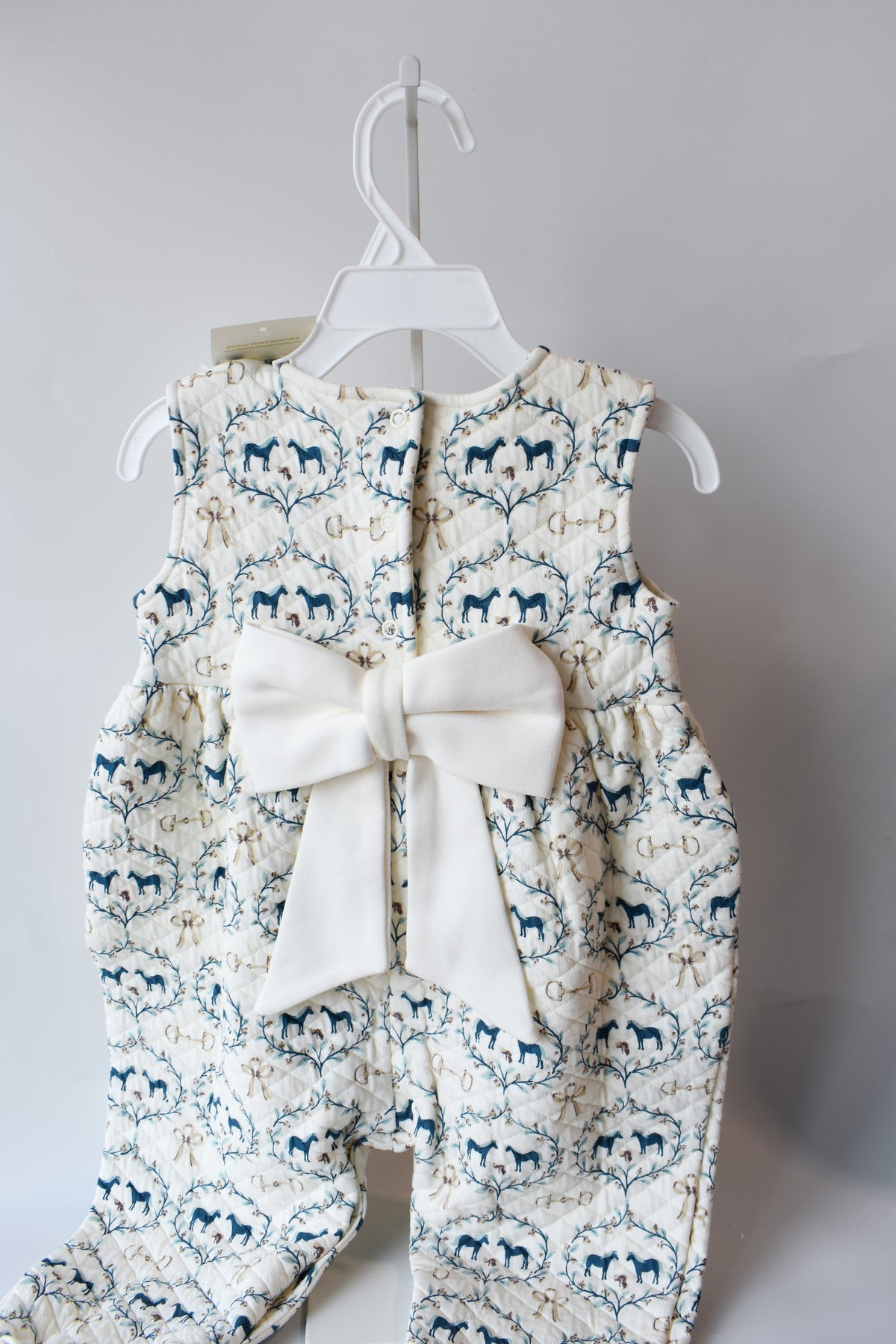 Sleeveless Quilted Rebecca Romper-Horse Bits and Bows