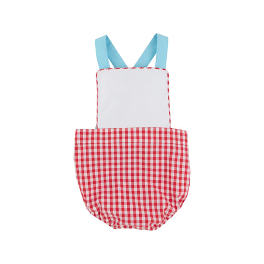 Sayre Sunsuit-Richmond Red Gingham