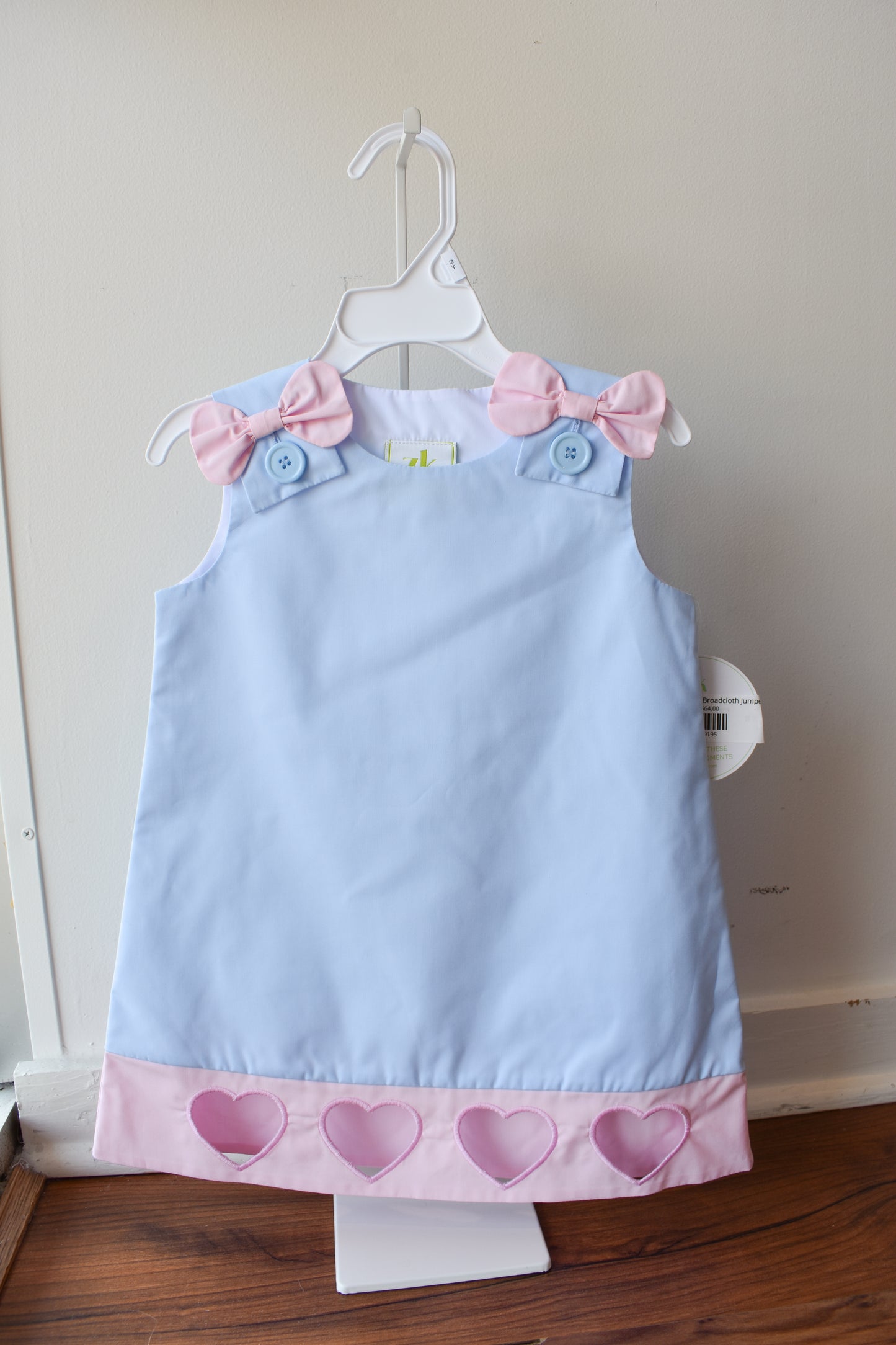 Heart Alessandra Broadcloth Jumper
