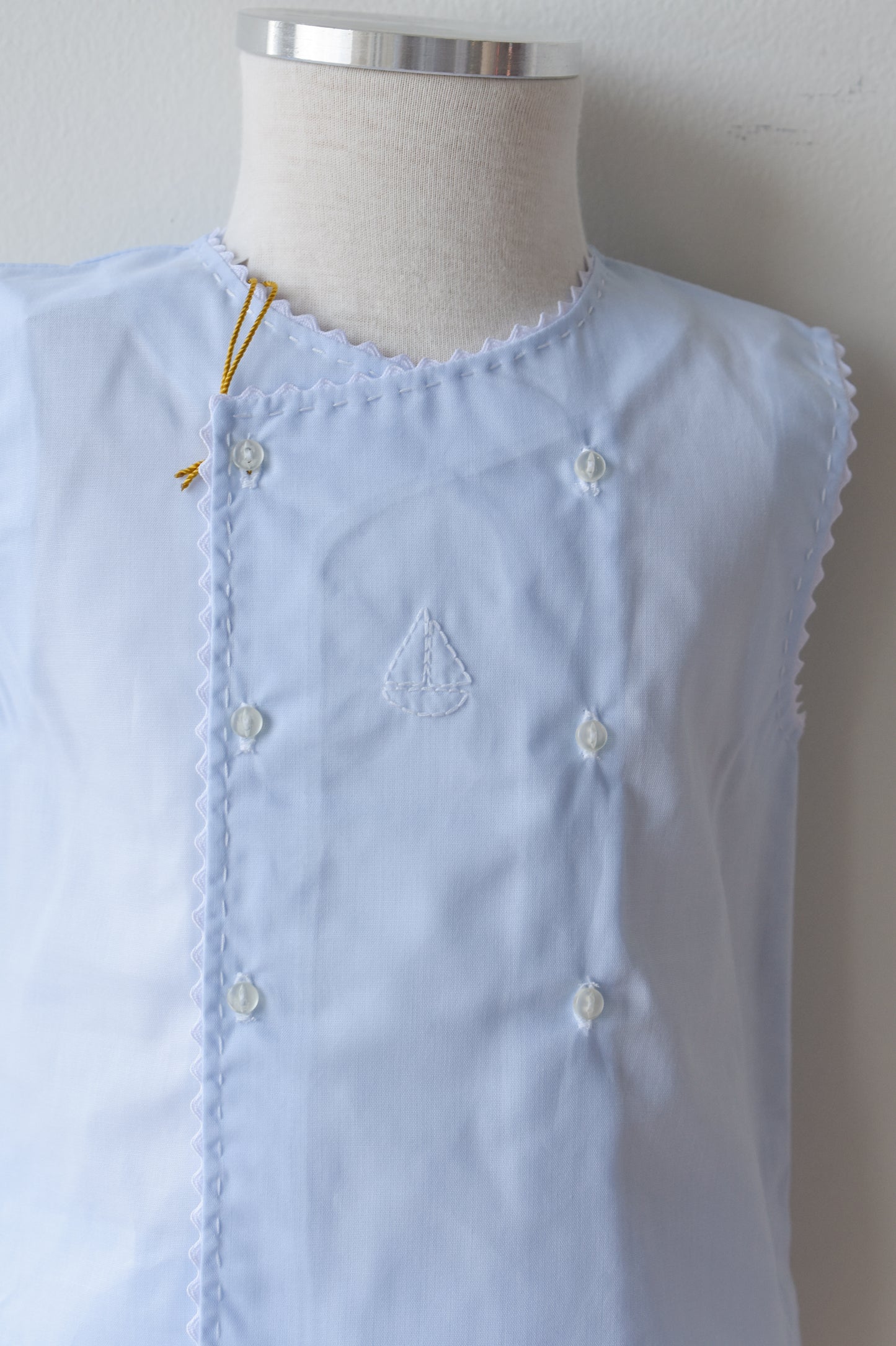 Boy’s Sailboat Diaper Set in Blue