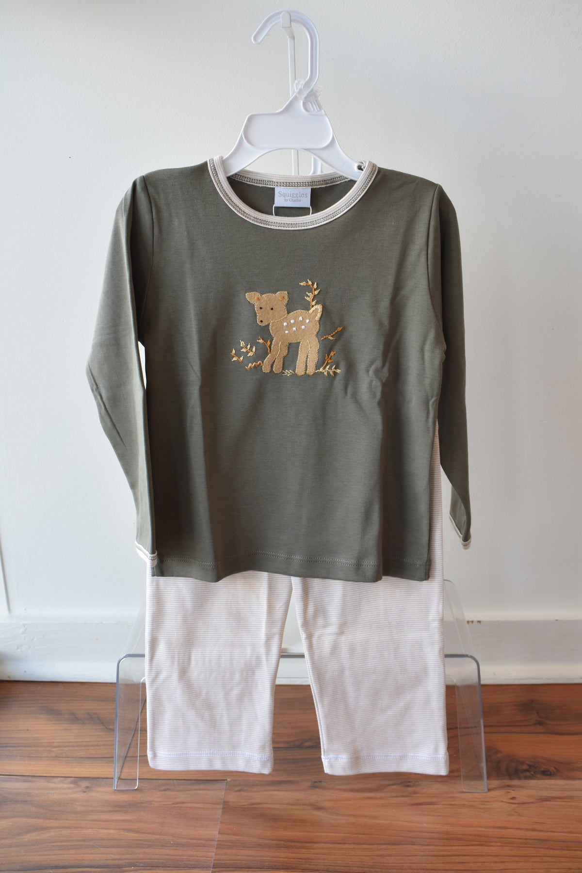 Fawning Around Green Pant Set