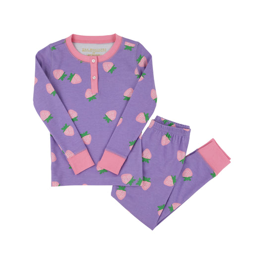 Sara Jane Pant Set-Sanibel Strawberry