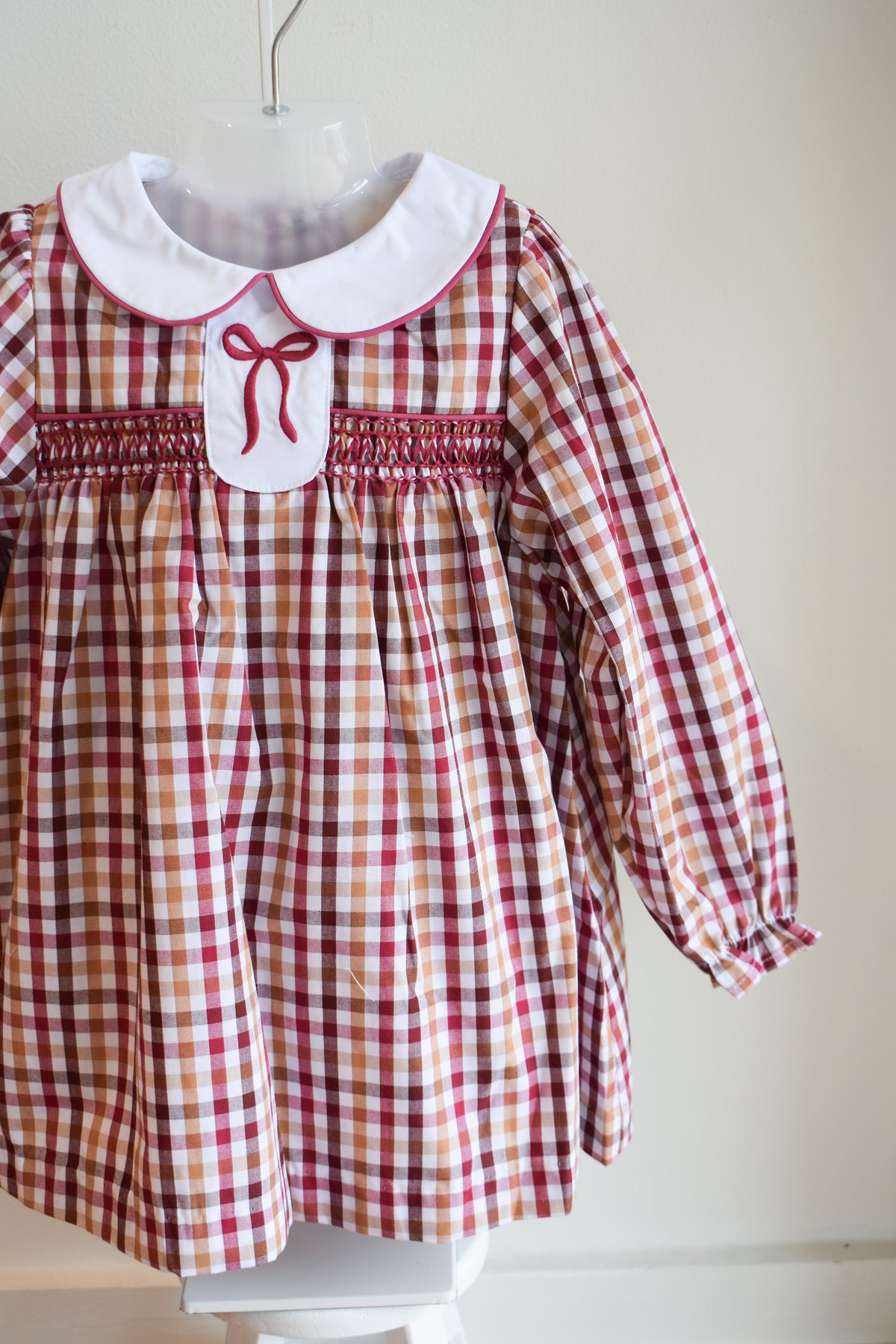 Long Sleeve Mary Dal Dress-Easton Pond Plaid