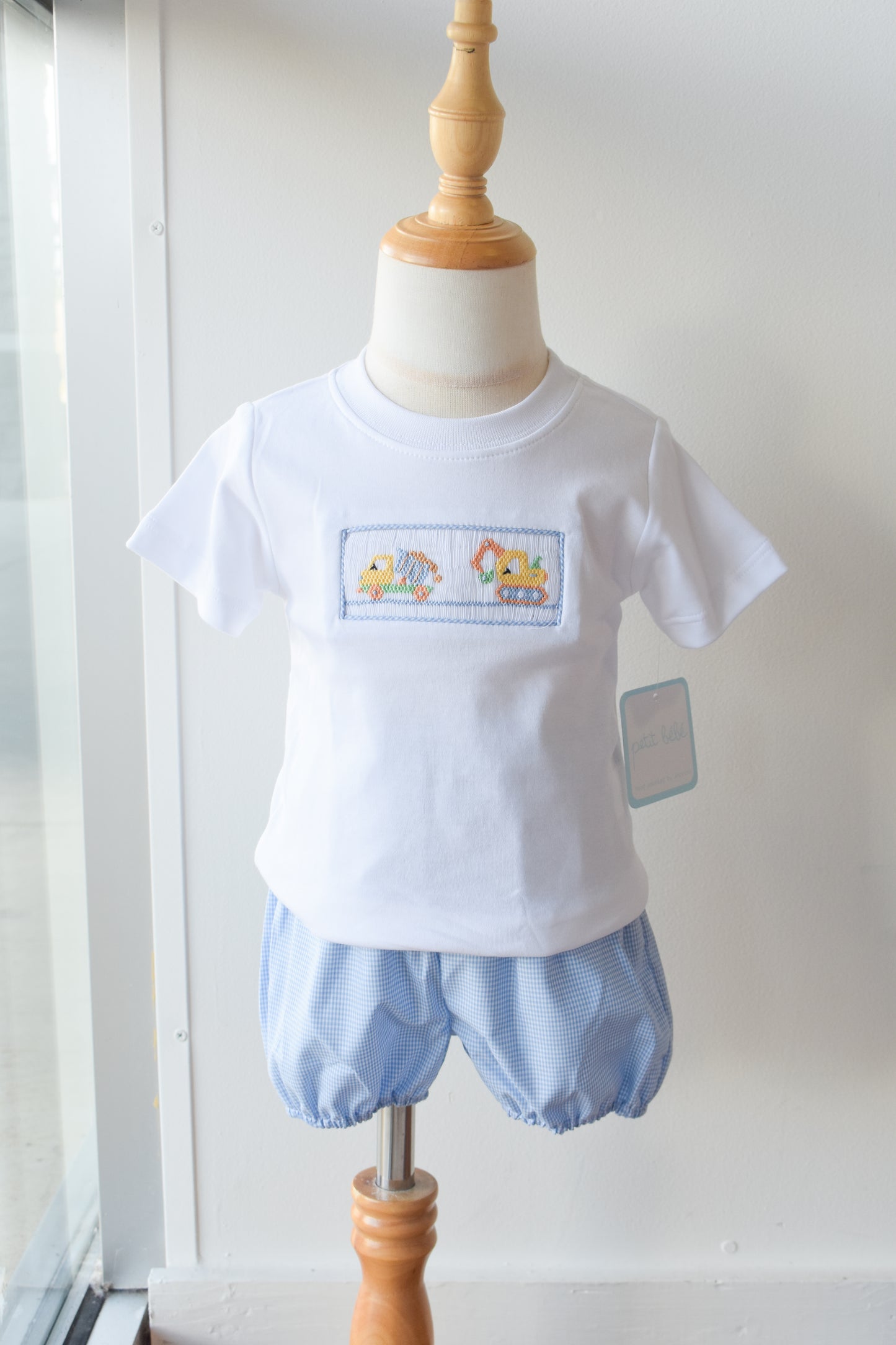 Little Loader Smocked Bloomer/Short Set