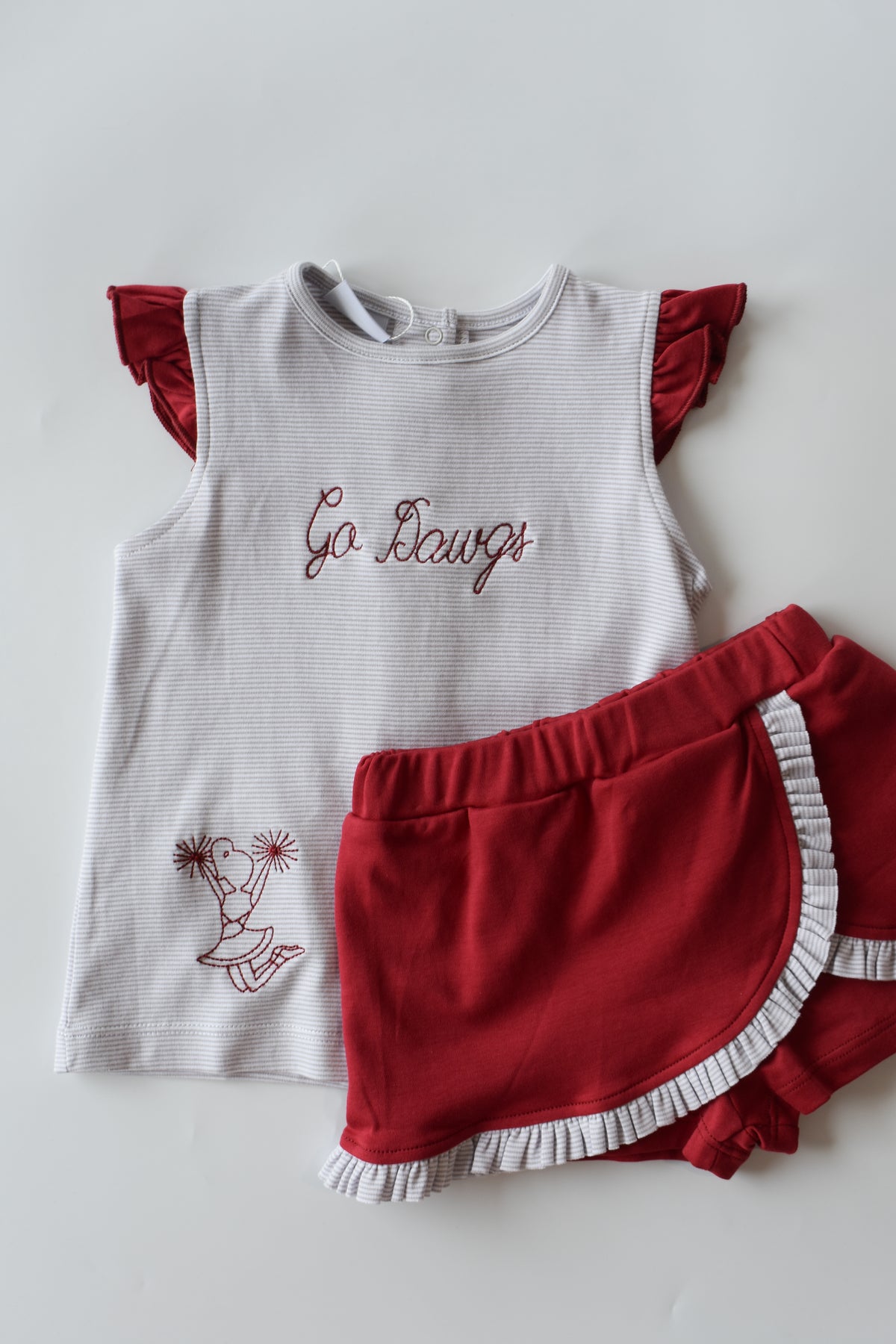 Go Dawgs Cheerleader Skort Set
