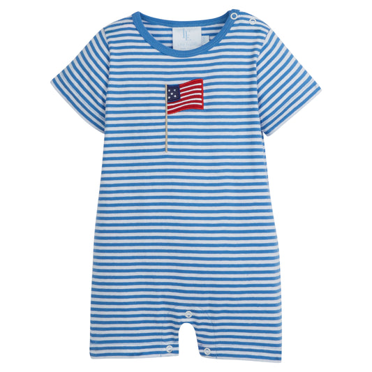 Applique Romper-Flag