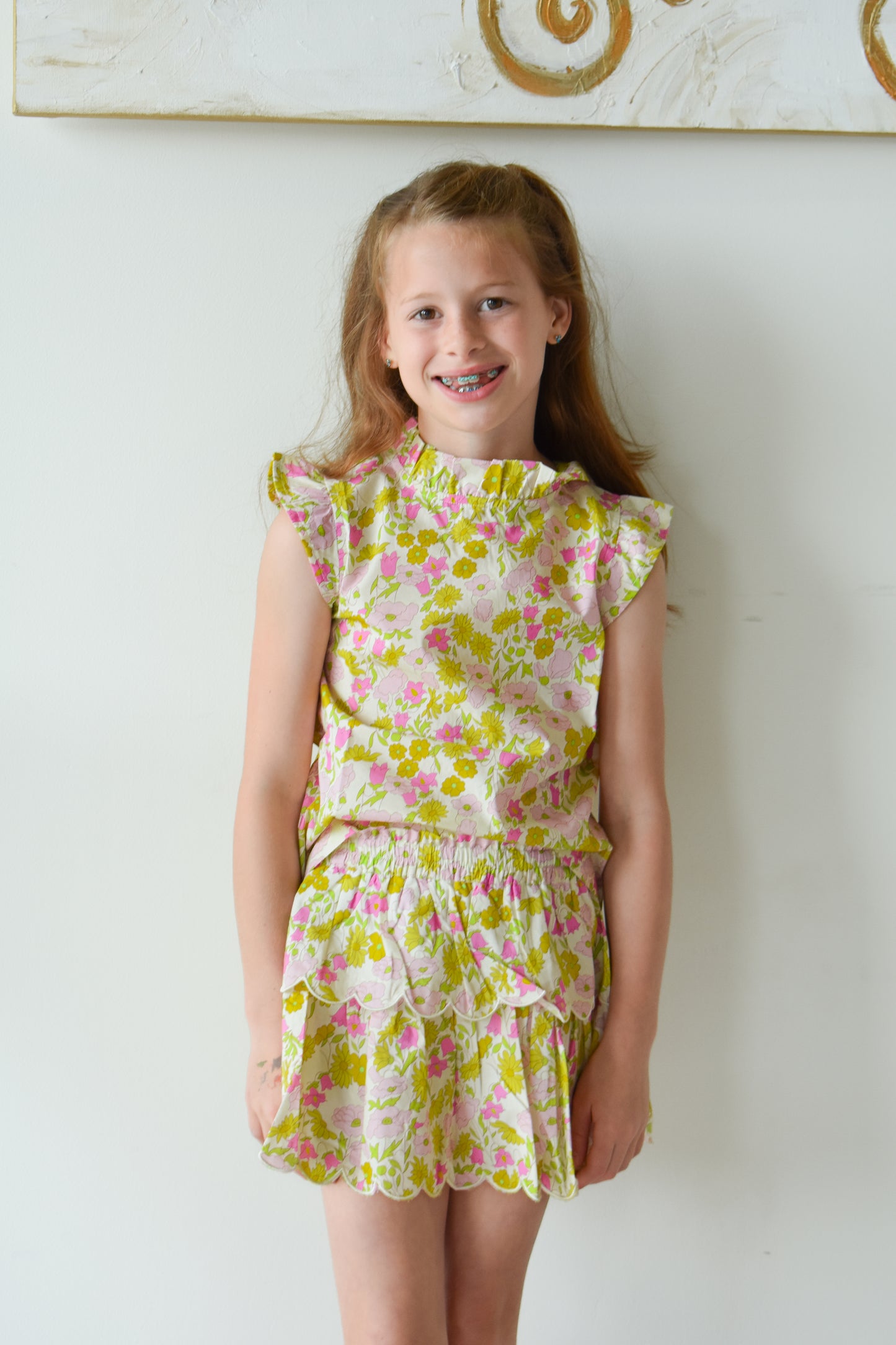 Two Tiered Skort-Bedford Buttercup