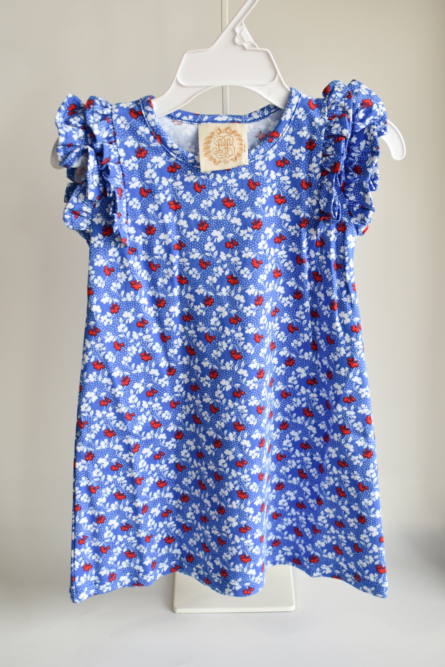 Ruehling Ruffle Dress-Potomac Petals