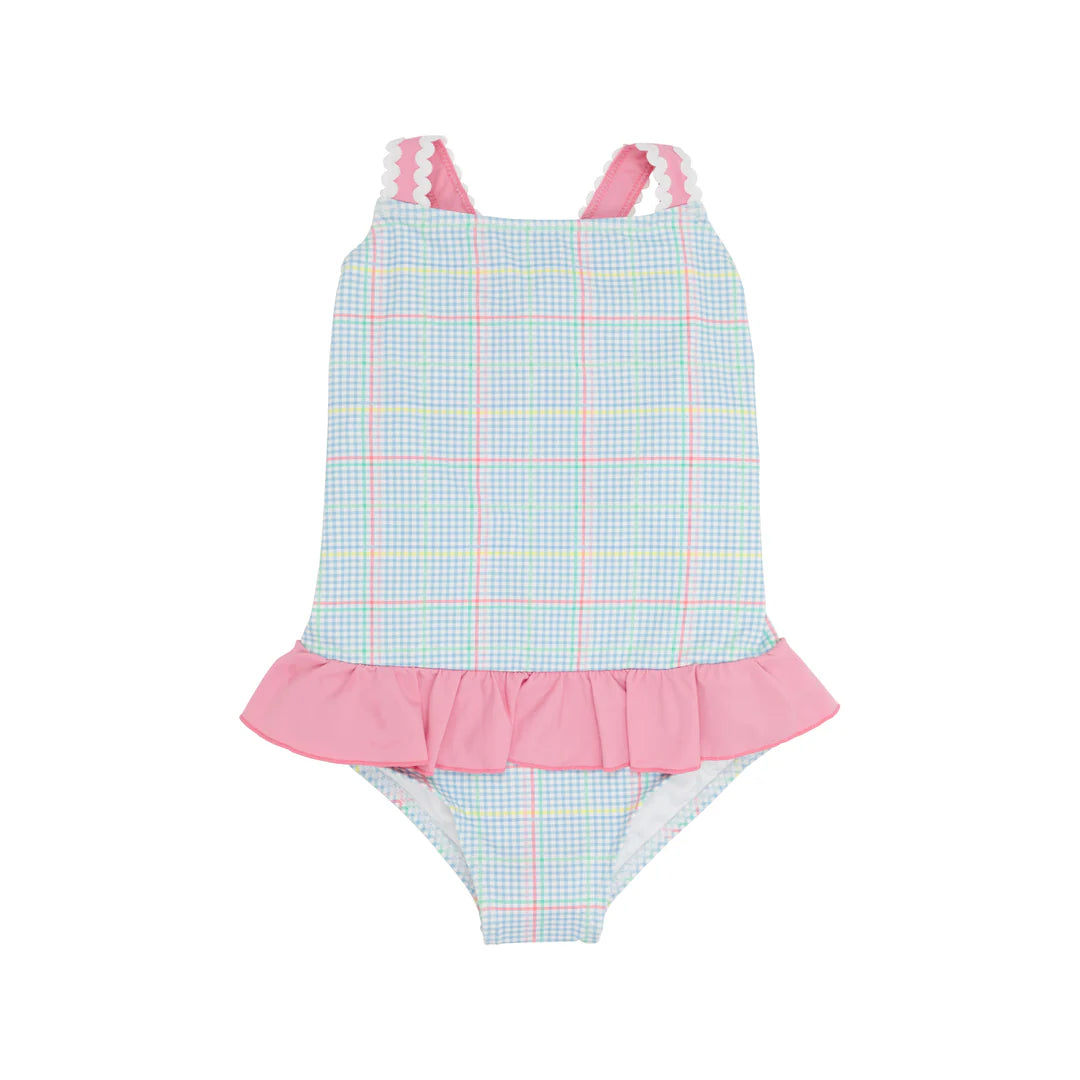 Taylor Bay Bathing Suit-Piccadilly Plaid