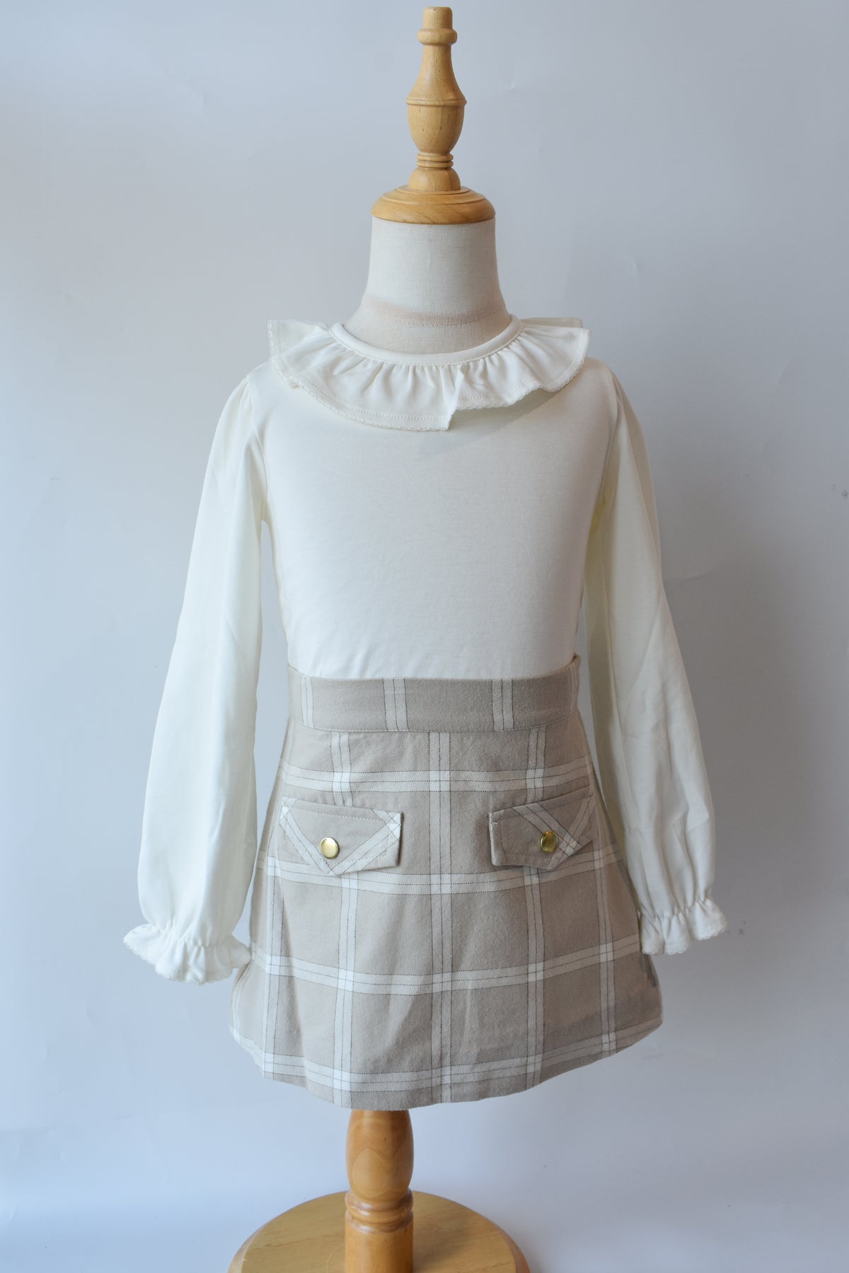 Perrin Flannel Pocket Skirt-Thompson Park Plaid