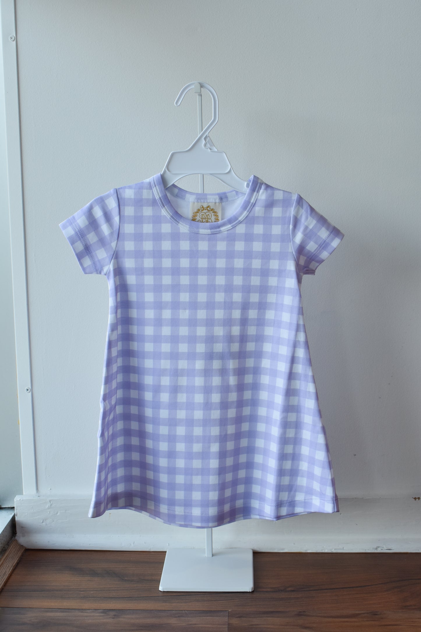 Polly Play Dress-Lauderdale Lavender Gingham