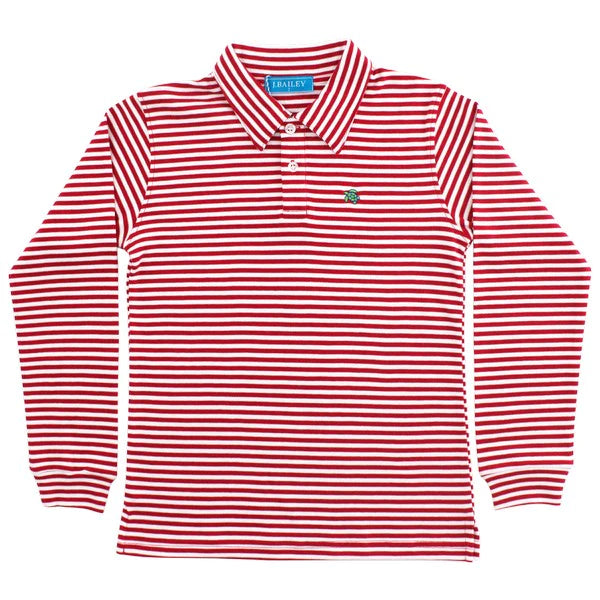 Harry Long Sleeve Polo-Stripe