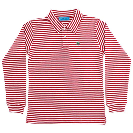 Harry Long Sleeve Polo-Stripe